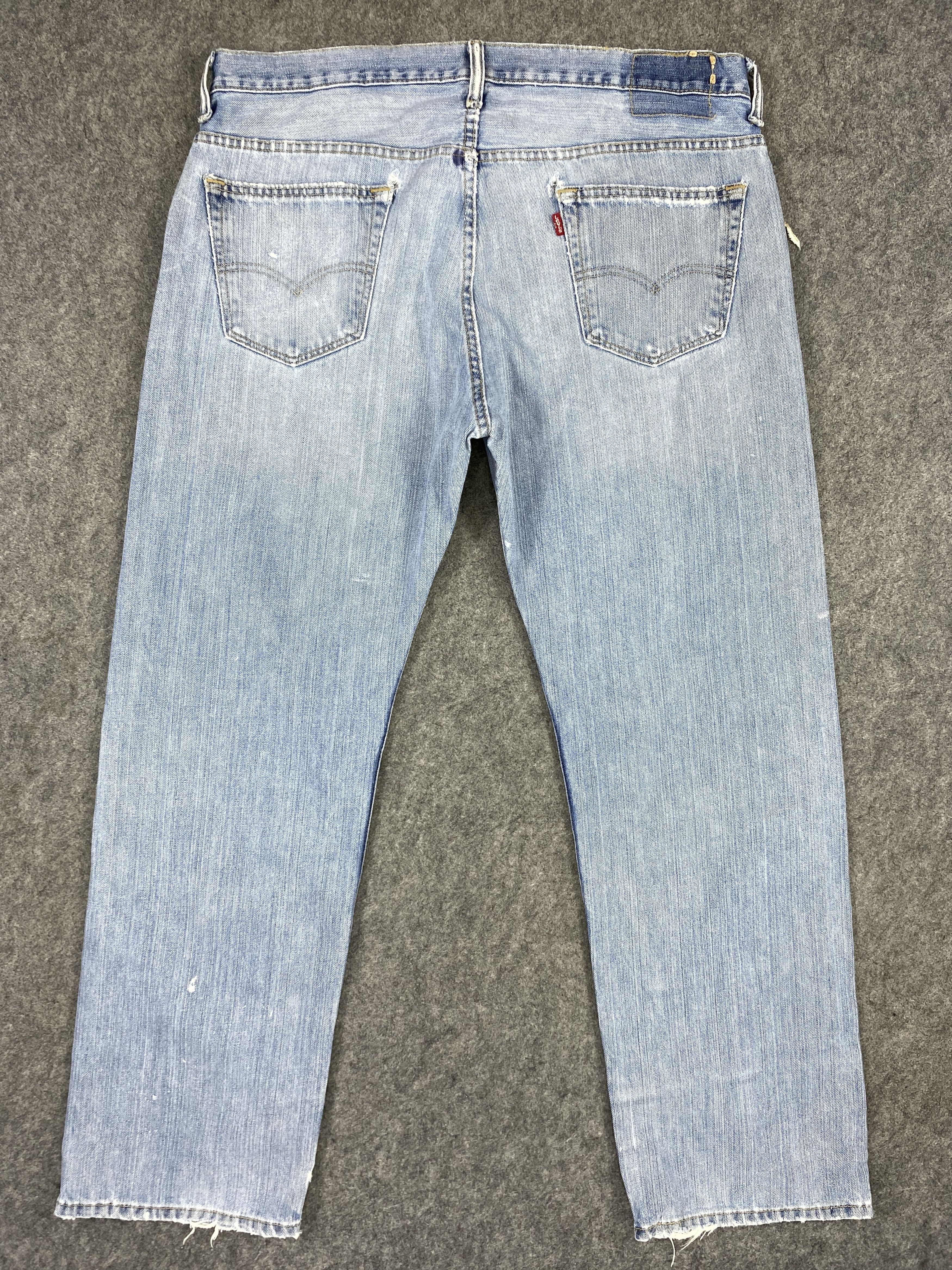 Levi's Mid Blue Vintage Levi's 569 Jeans 37x31 Denim -JN1794 Size US 37 - 2 Thumbnail