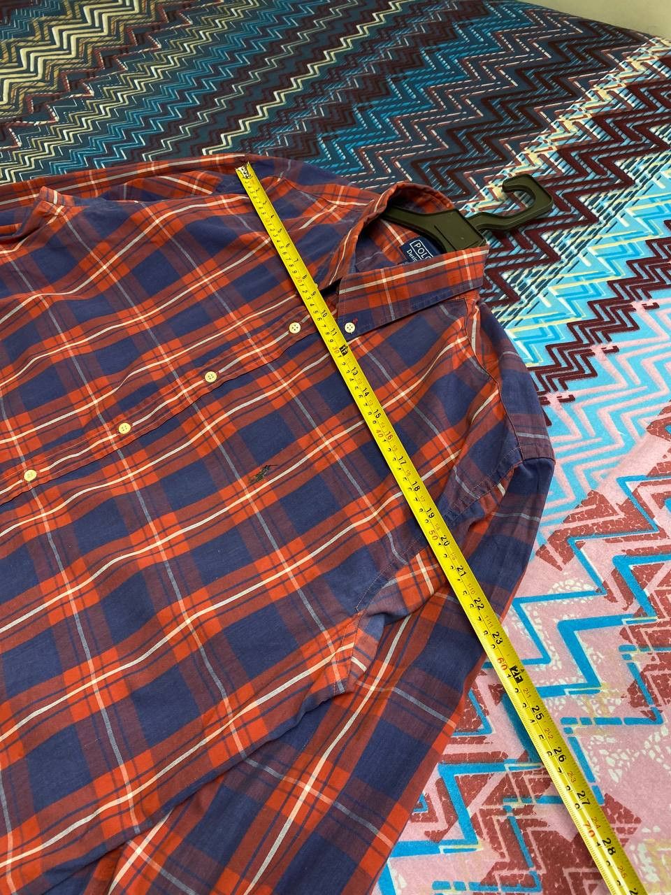 Polo Ralph Lauren × Vintage Vintage 90s Polo Ralph Lauren Plaid Pattern Shirt Button Up Size US M / EU 48-50 / 2 - 5 Thumbnail