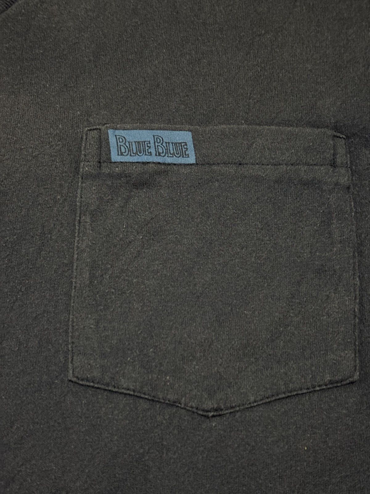 Blue Blue Japan × Fruit Of The Loom × Japanese Brand Japanese Brand BLUE BLUE Faded Color Single Pocket Vneck Tee Size US S / EU 44-46 / 1 - 3 Thumbnail