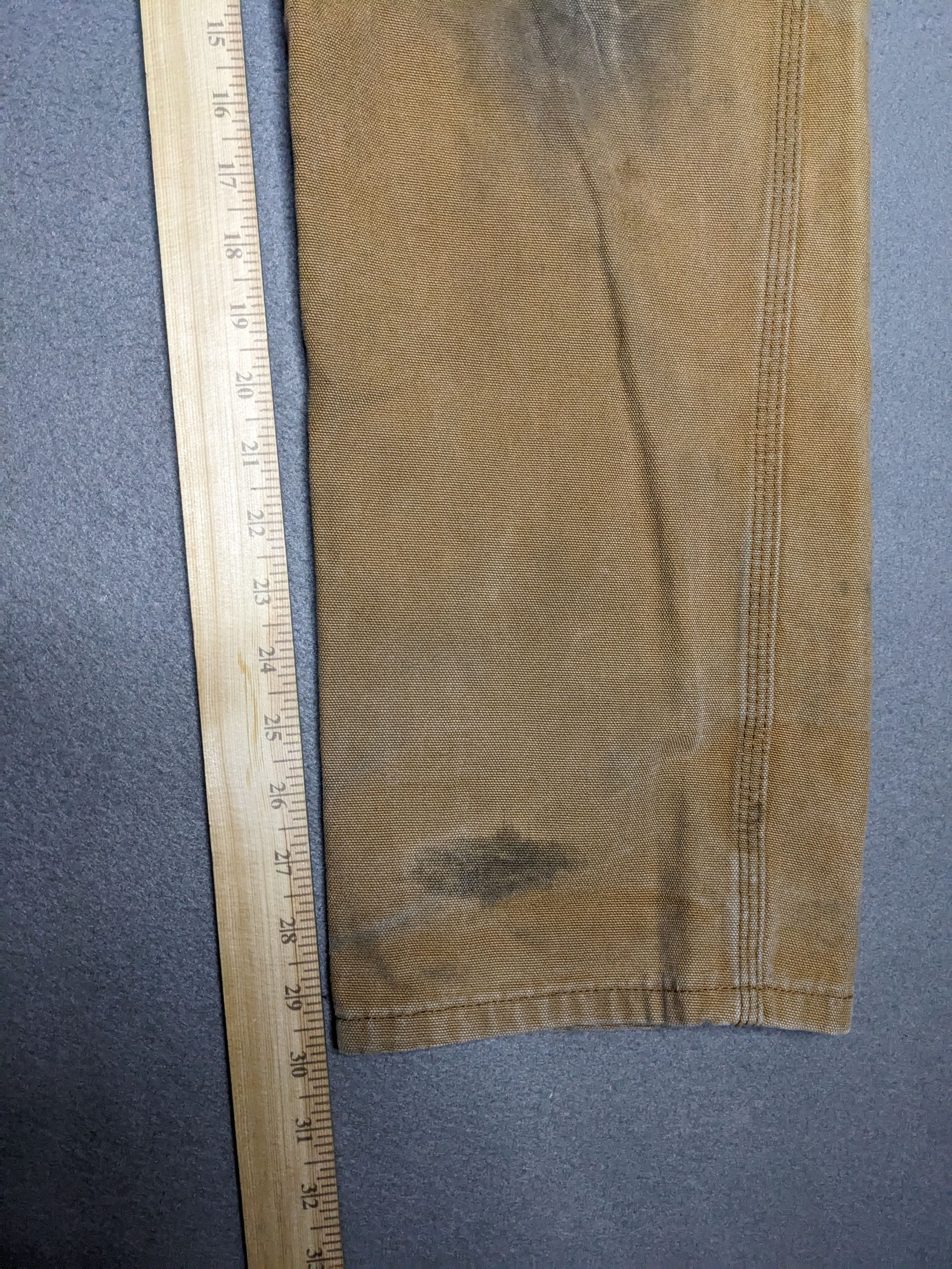 Dickies Dickies Carpenter Pants 30x30 Canvas Beige Distressed Faded Size US 30 / EU 46 - 13 Thumbnail