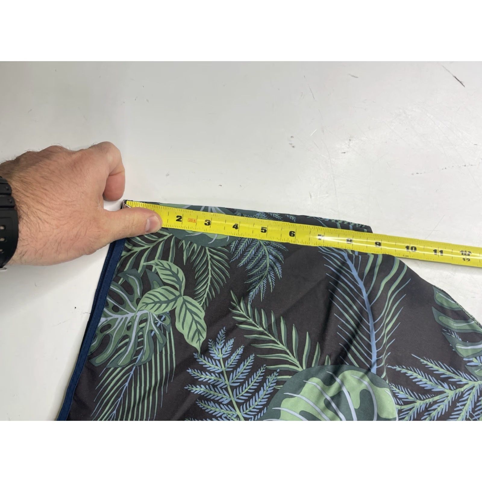 Vintage Fair Harbor Anchor 8" Lined Shorts Mens Medium Floral Print Green/Black Size US 31 - 5 Thumbnail