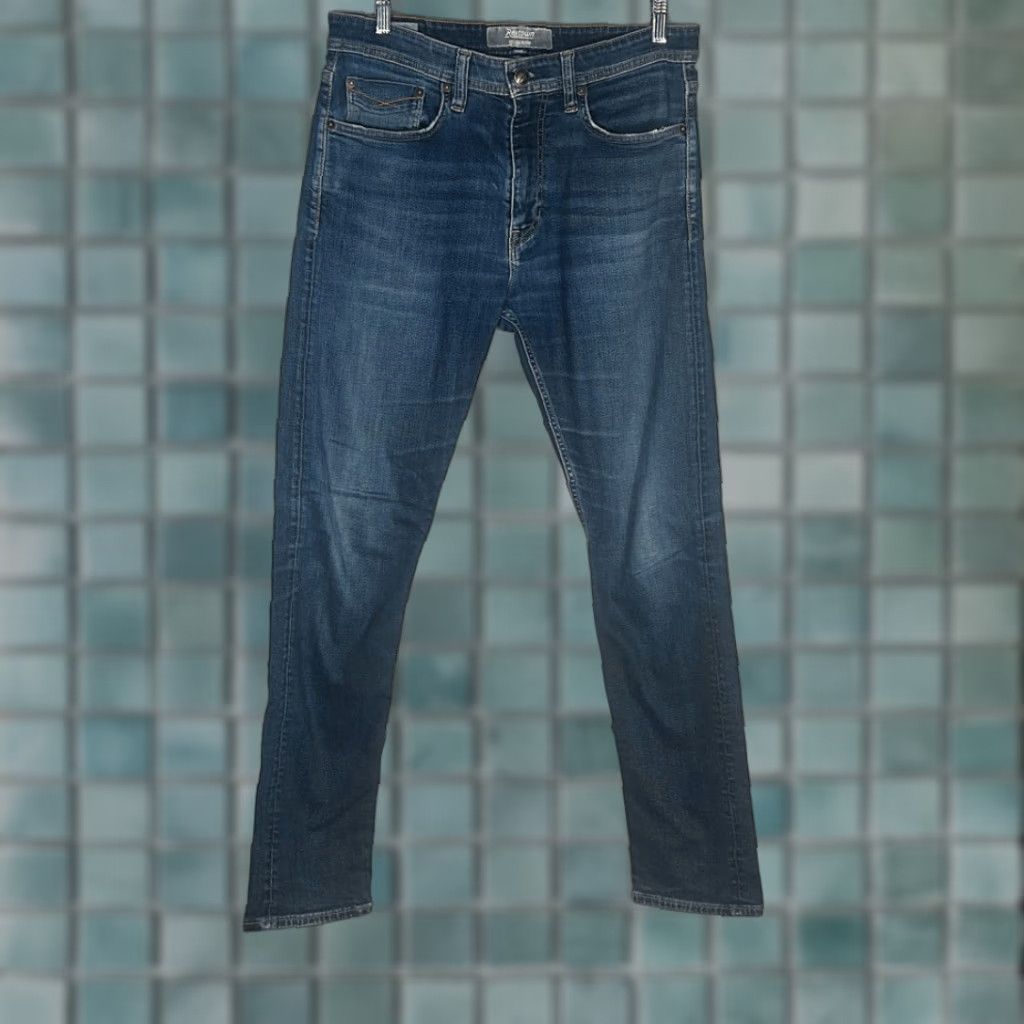 VINTAGE Revtown Jeans Taper Men’s W33 x L33 Stretch Blue Medium Wash Denim Mens Jeans Tapered 33 Inseam Blues