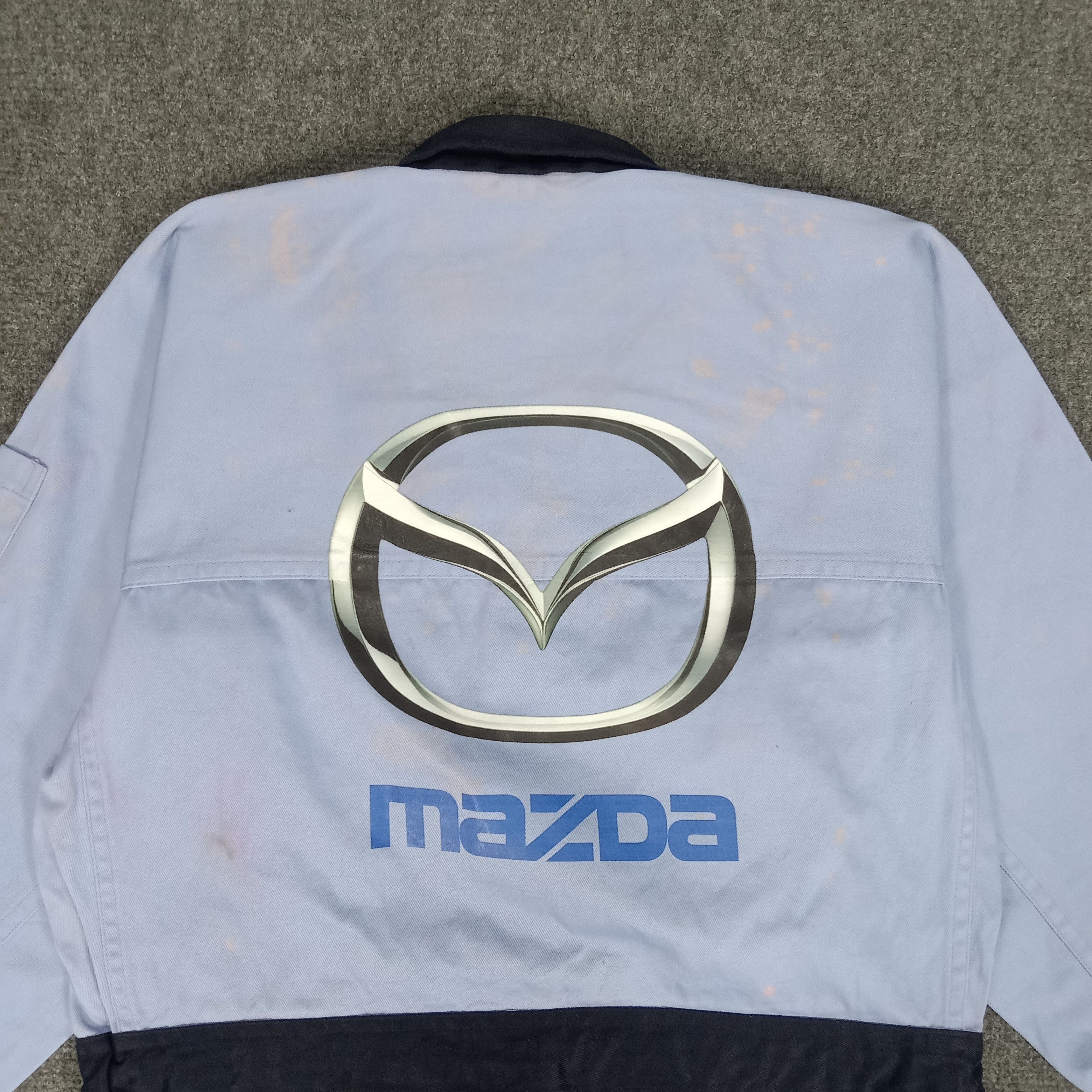 Japanese Brand × Vintage Mazda Japanese Rally Team Custom Art Coverall Jacket Size US S / EU 44-46 / 1 - 2 Thumbnail
