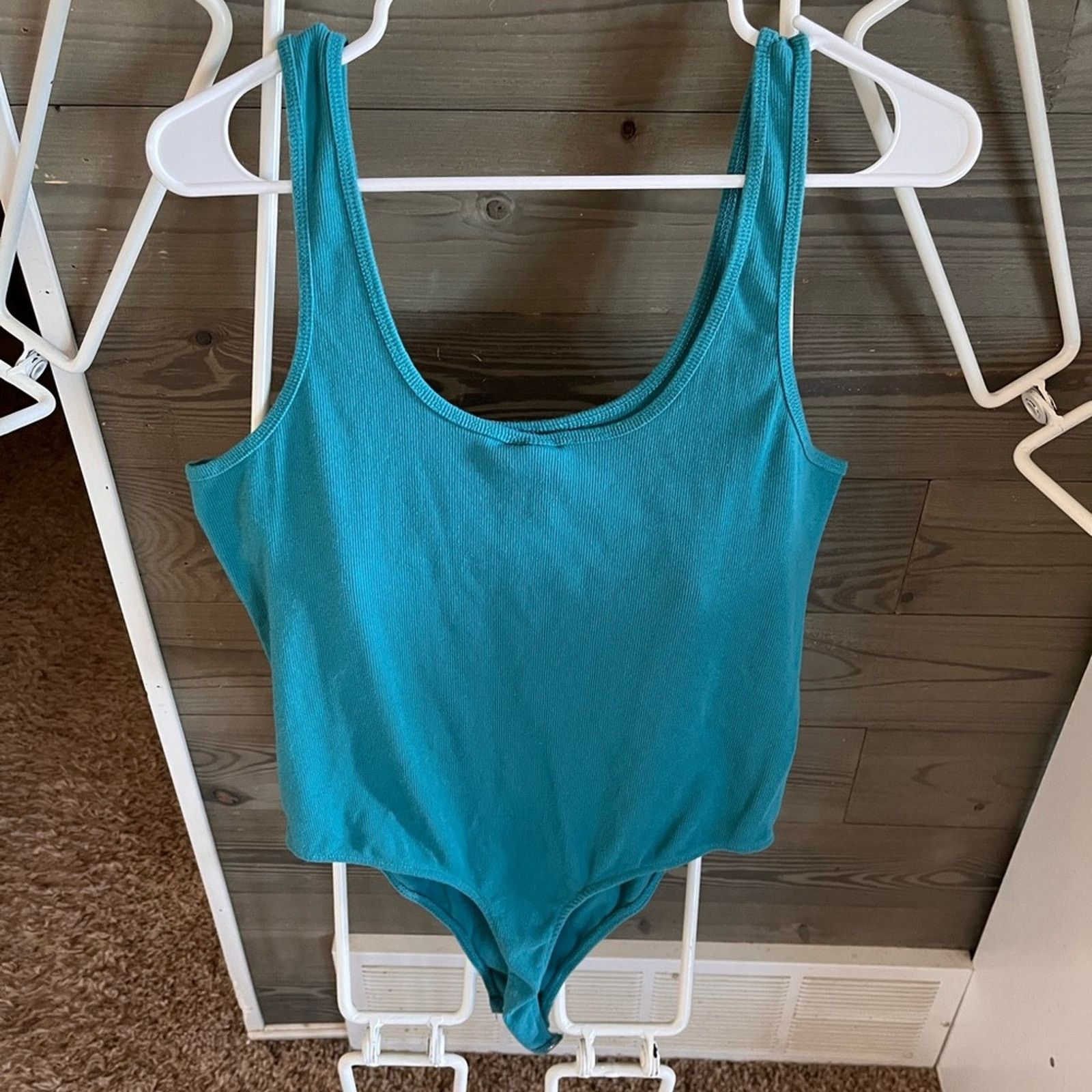 rue21 True by Rue21 teal thong back ribbed tank bodysuit XL Size XL / US 12-14 / IT 48-50 - 3 Thumbnail