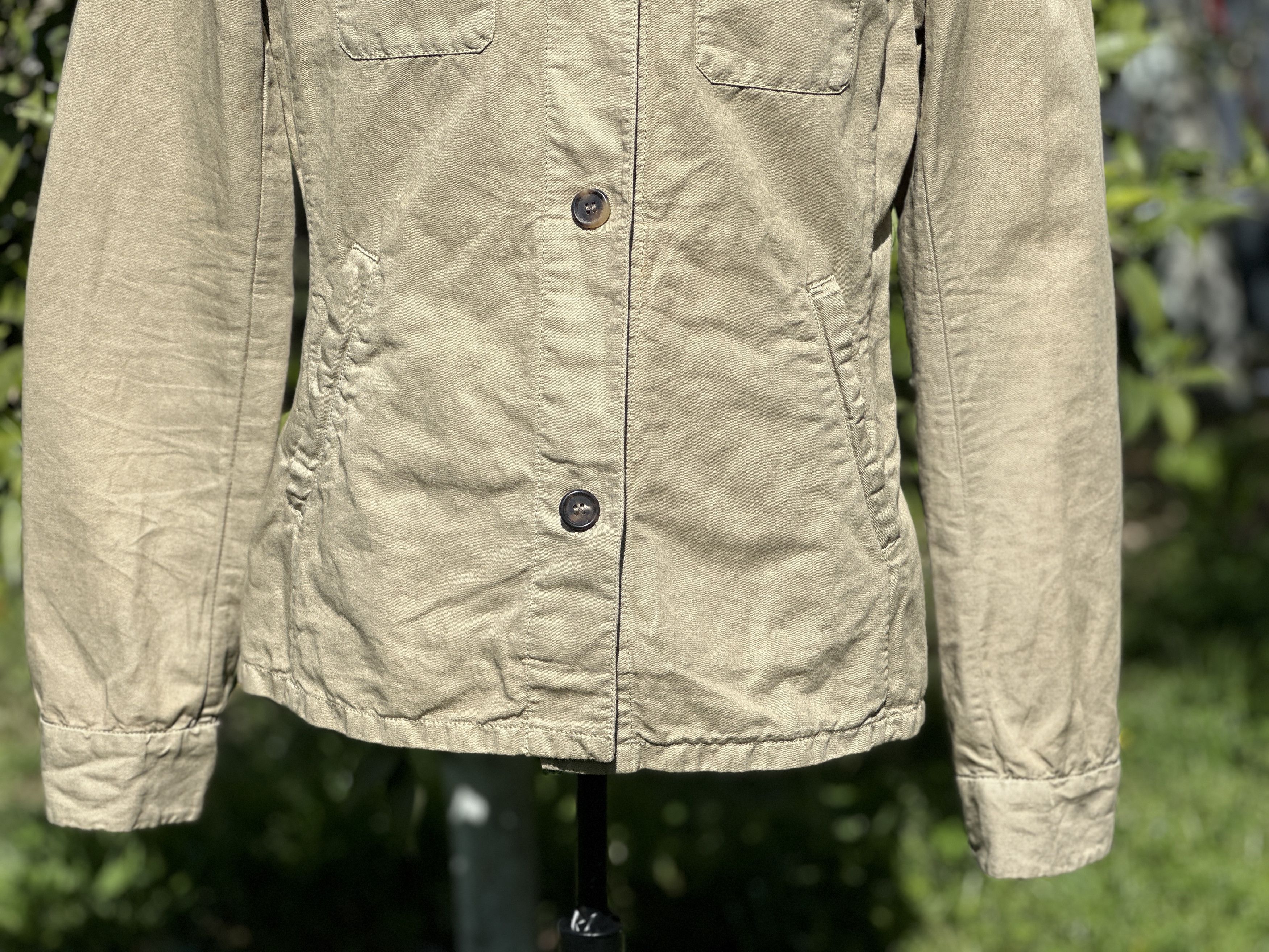 Prada Milano 280775 Bomber Light Leather Size 44 M L
