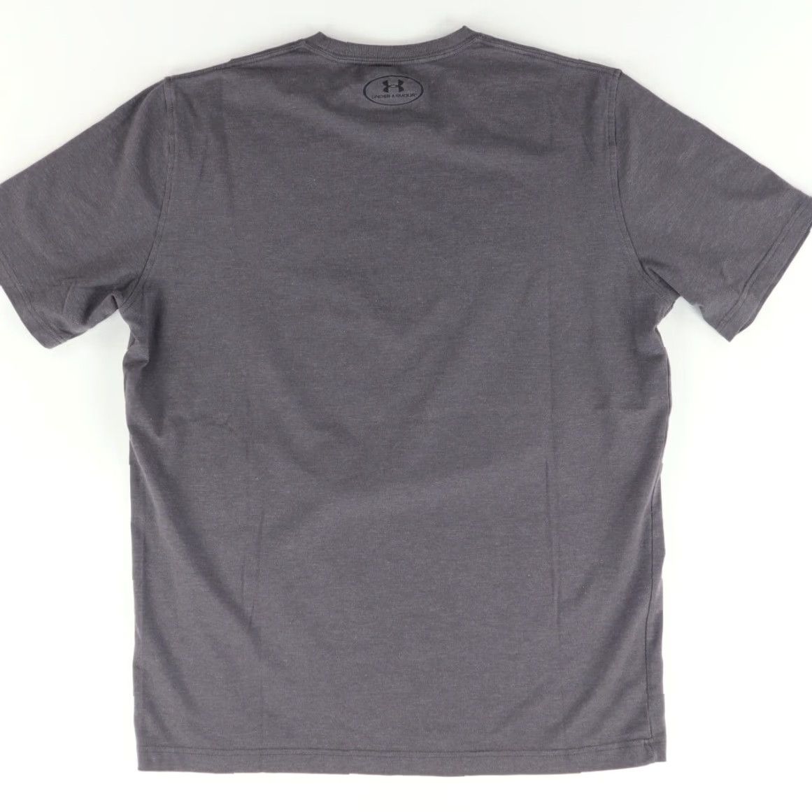 Under Armour Under Armour Heatgear Football Solid T-Shirt Gray Men's M Shirt Short Sleeve Crew Neck Regular Fit Size M Mens Gray Heatgear Football Solid T-Shirt Size US M / EU 48-50 / 2 - 4 Thumbnail
