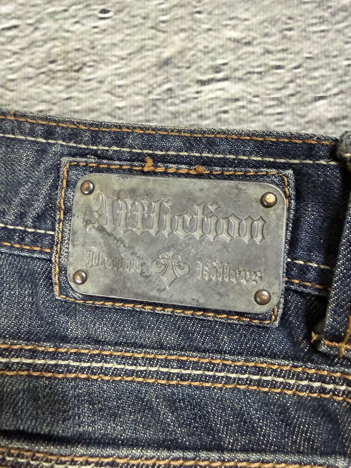Affliction Affliction Jeans Y2K denim pants big logo cross Size US 40 / EU 56 - 5 Thumbnail