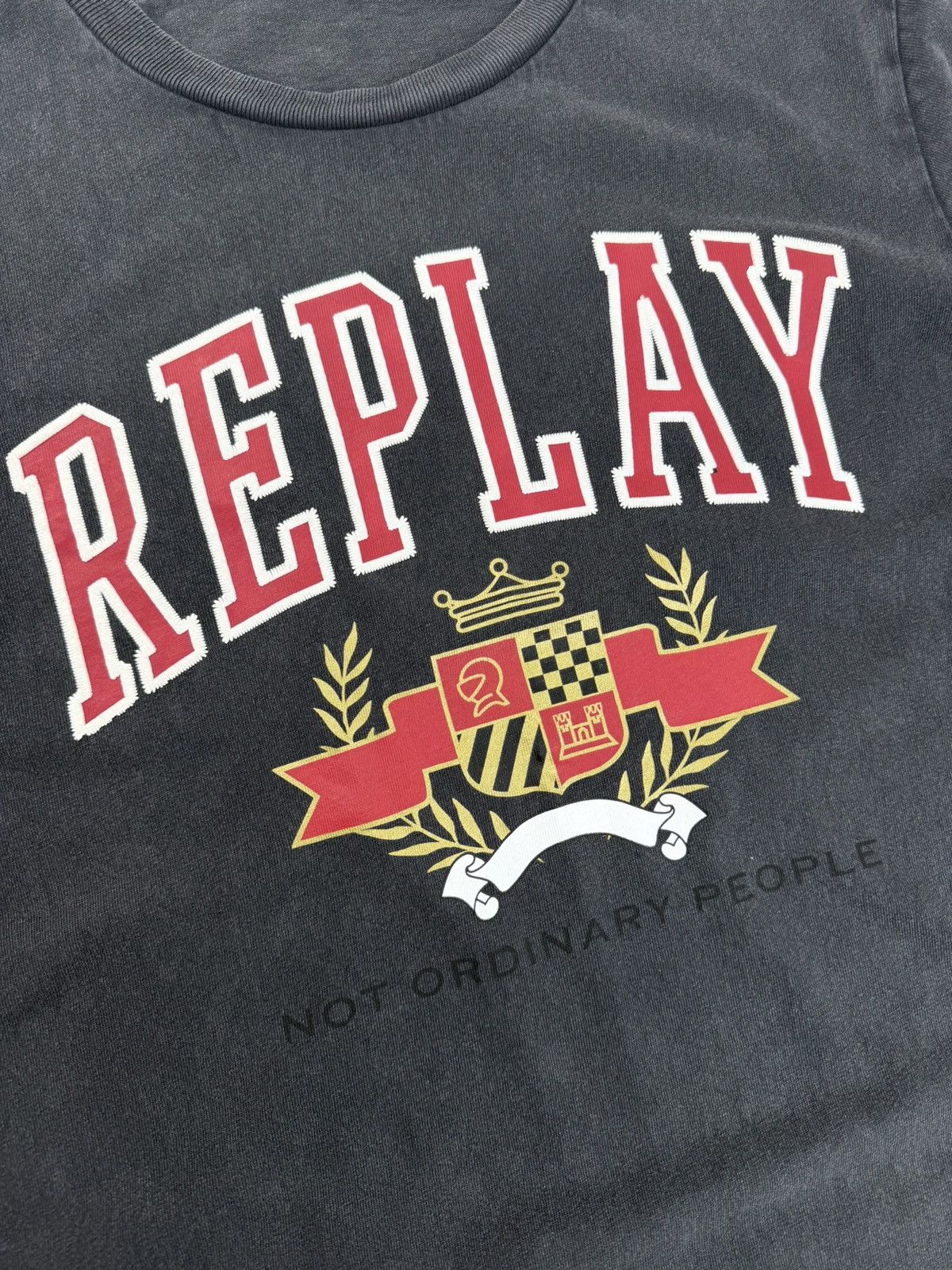 Replay Replay Men’s Logo Shirt Dark Grey Size M Size US M / EU 48-50 / 2 - 5 Thumbnail