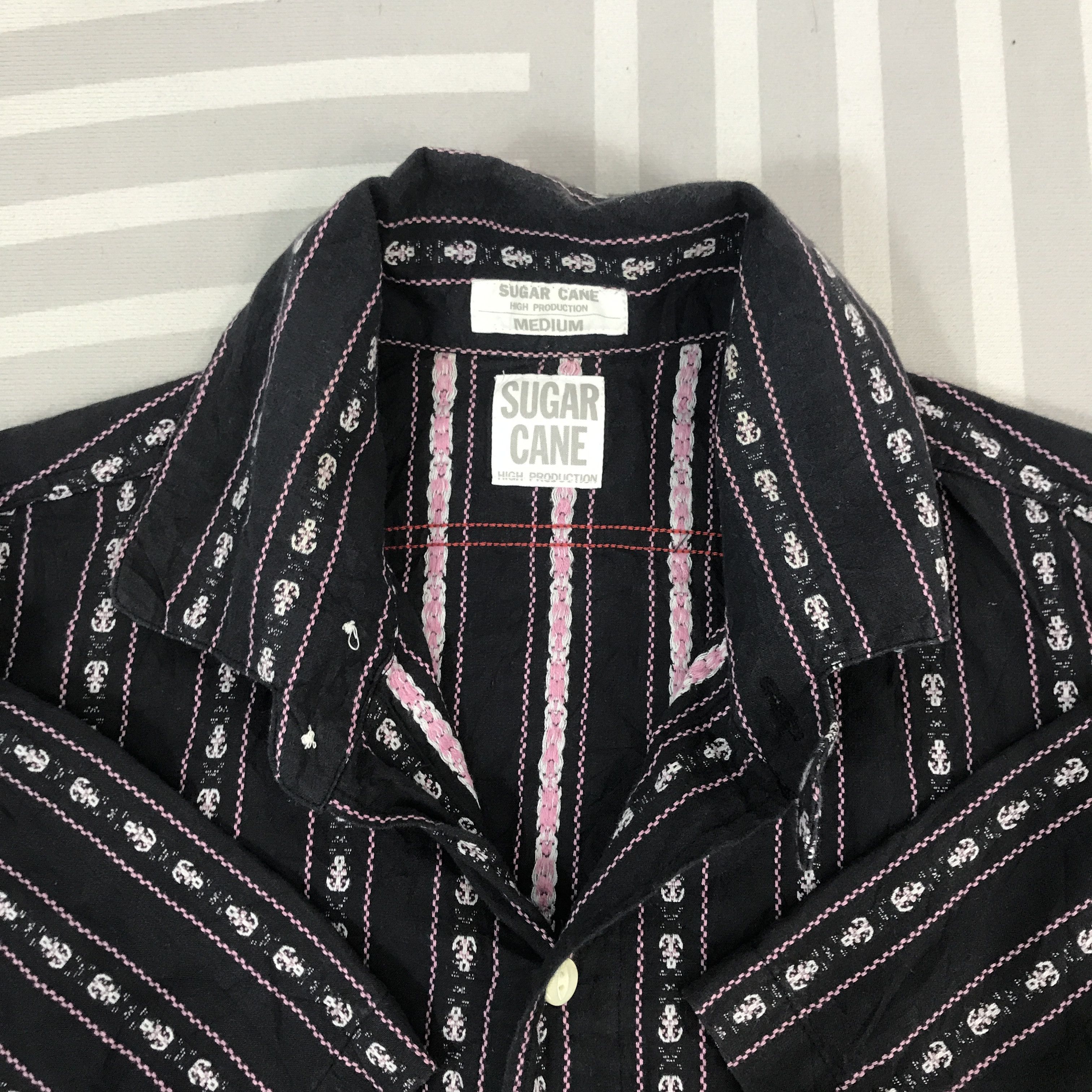 Japanese Brand × Sugar Cane × Vintage Vintage Sugar Cane Striped Navajo Button up Shirt Size US M / EU 48-50 / 2 - 6 Thumbnail
