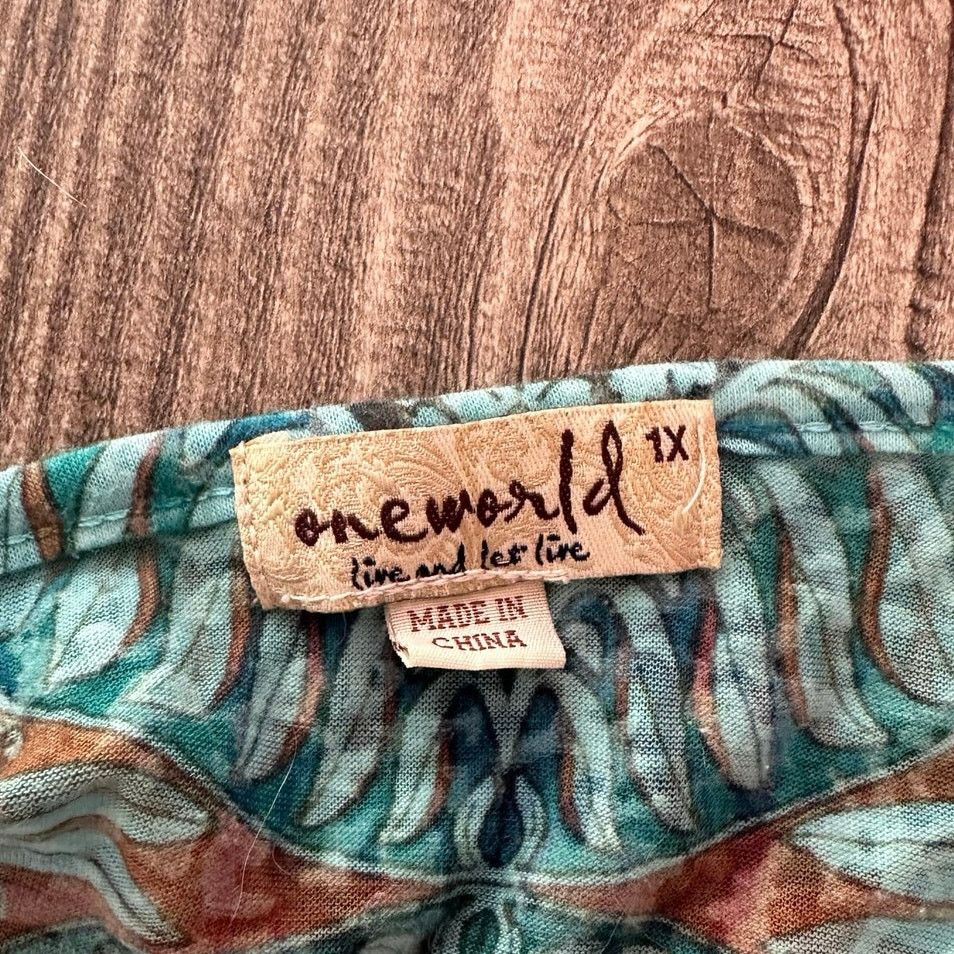 Other one world peacock graphic shirt Size XL / US 12-14 / IT 48-50 - 3 Thumbnail