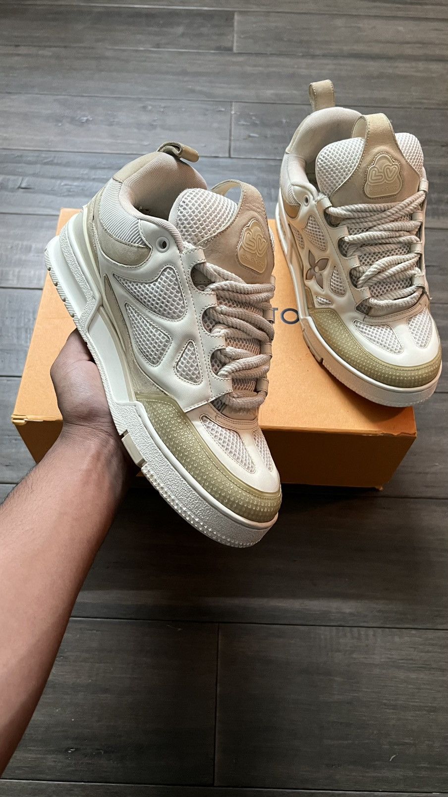 Louis Vuitton Louis Vuitton Beige Skates Size US 8 / EU 41 - 5 Thumbnail