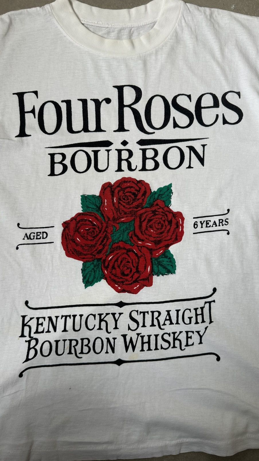 Vintage VINTAGE FOUR ROSE BOURBON TEE Size US M / EU 48-50 / 2 - 2 Thumbnail