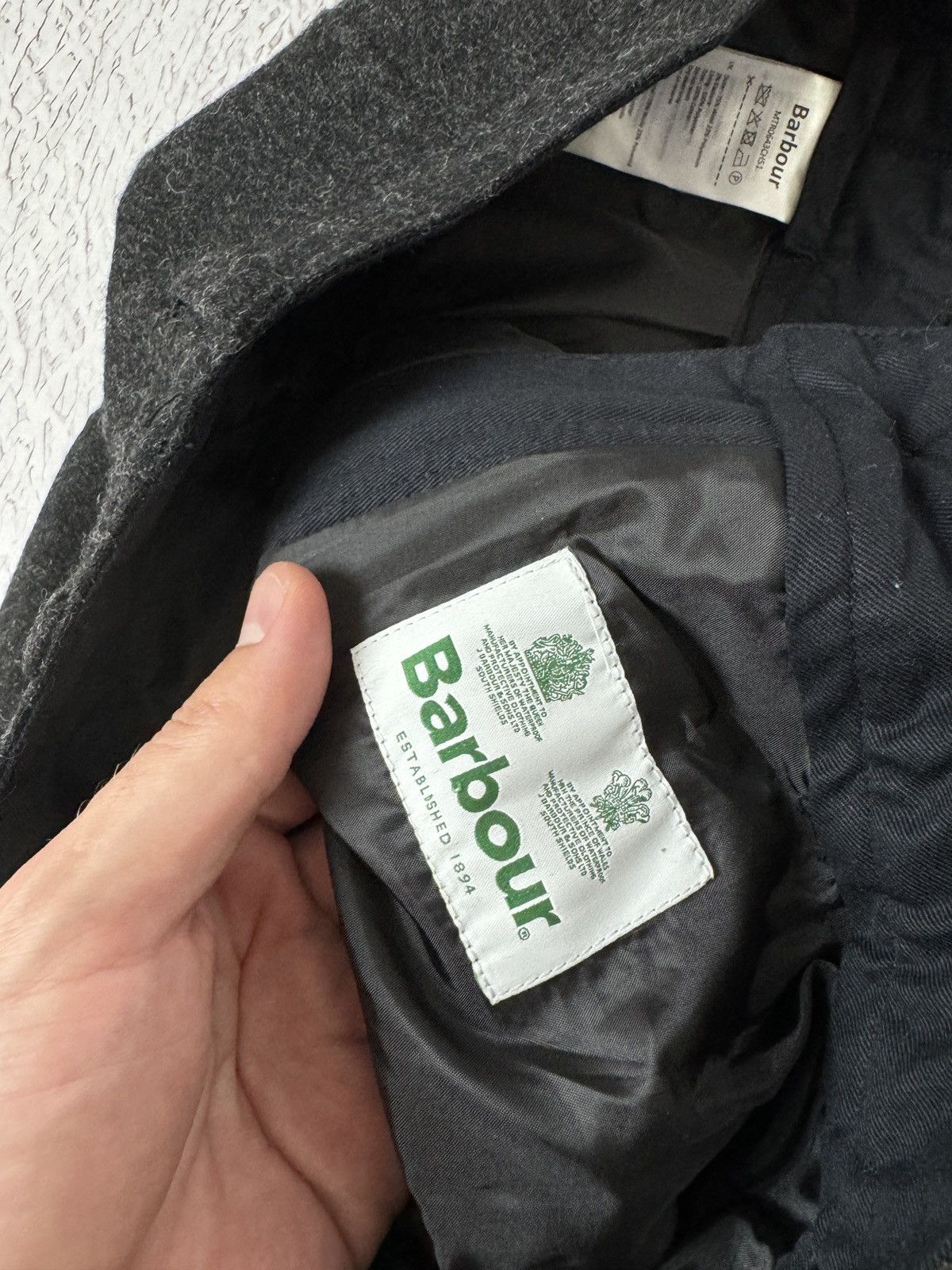 Barbour BARBOUR WHITE LABEL PETER WOOL PANTS TROUSERS Size US 38 / EU 54 - 11 Thumbnail