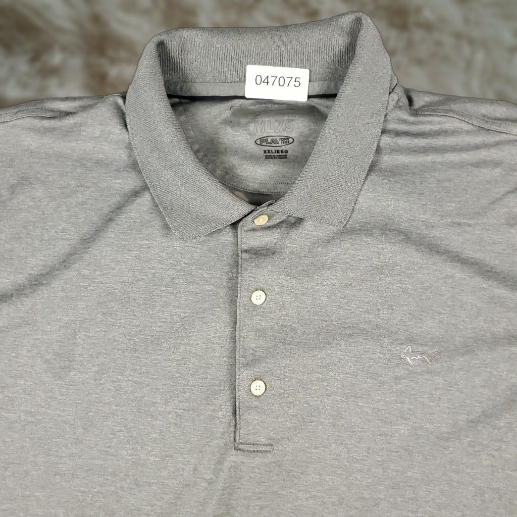 Vintage Greg Norman Polo Shirt Mens 2XL Gray Shark Golf Casual Short Sleeve Polo Shirt Greg Norman 2XL Mens Gray Polo Short Sleeve Golf Casual Shark Size US XXL / EU 58 / 5 - 1 Thumbnail