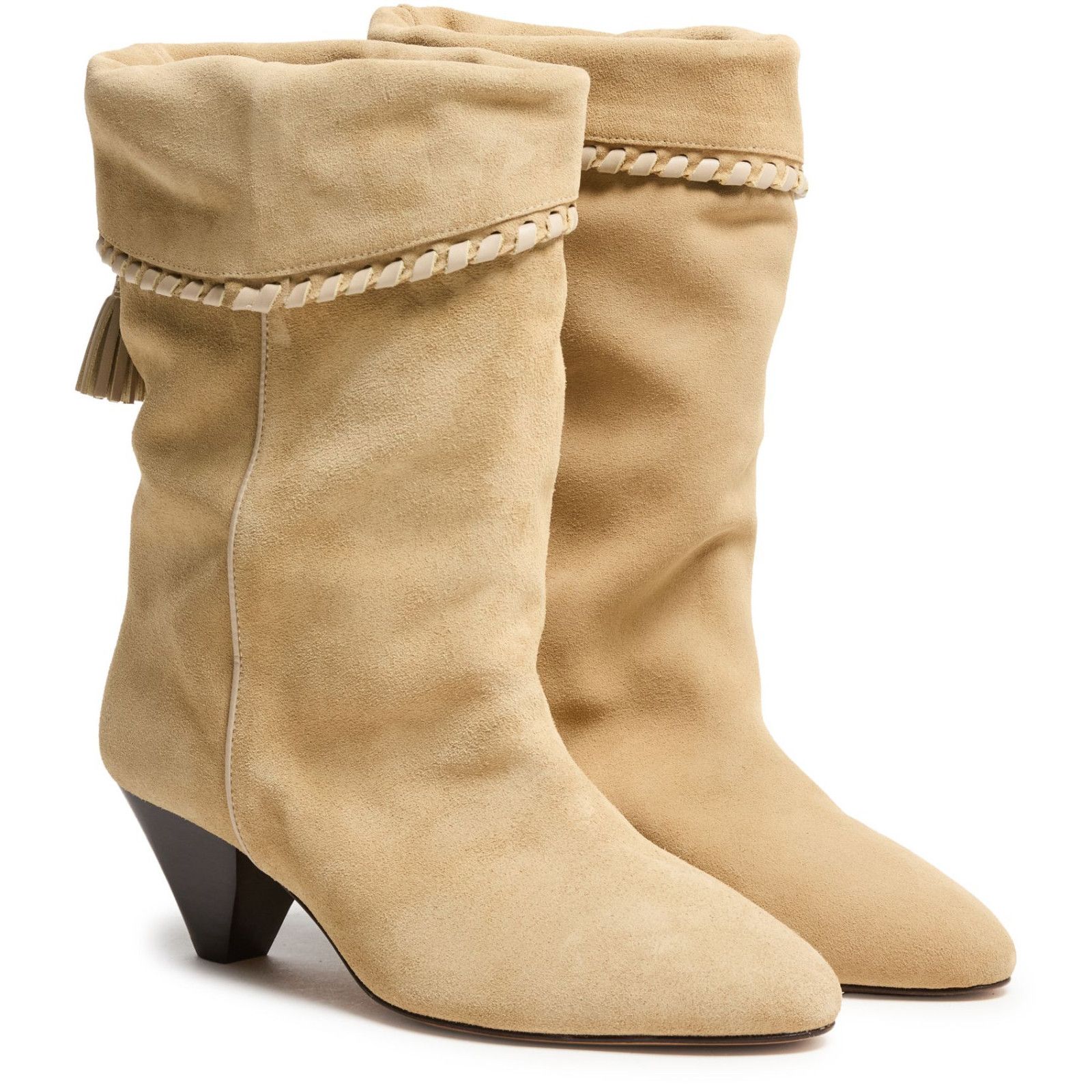 ISABEL MARANT Dalby Deep Beige Ankle Boots New (Women's size