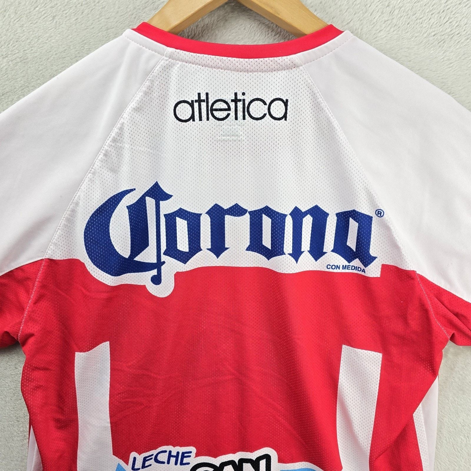 Atletica Atlética Necaxa Soccer Jersey Mens Small Striped 2006-2007 Size US S / EU 44-46 / 1 - 8 Thumbnail