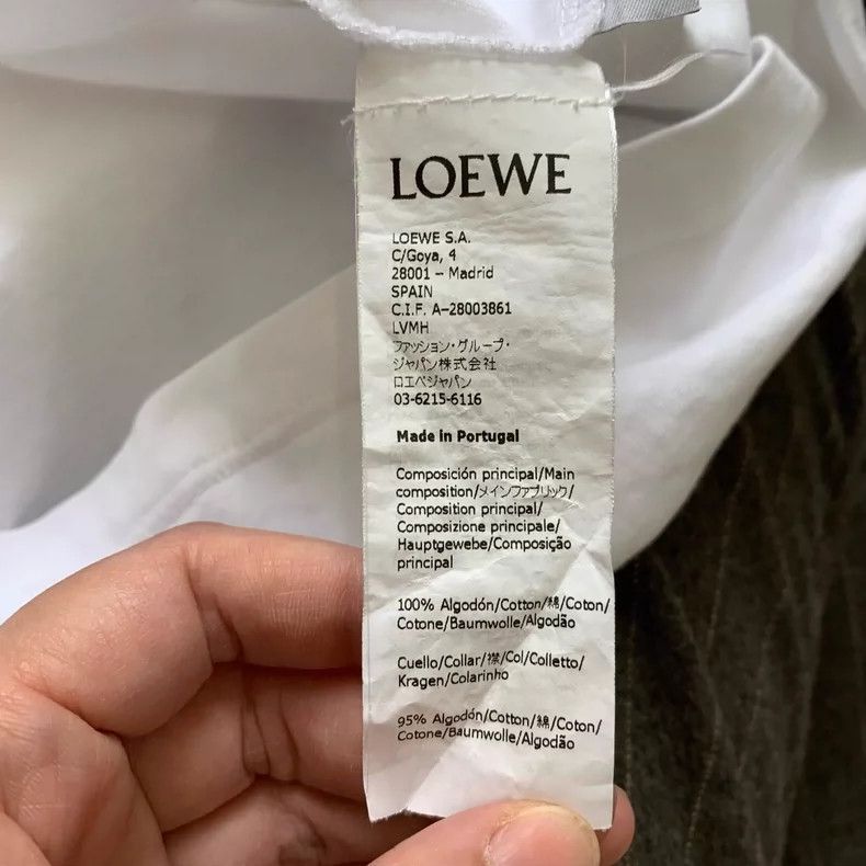 Loewe loewe White short sleeves 2505-Nextarrow Size US M / EU 48-50 / 2 - 6 Thumbnail