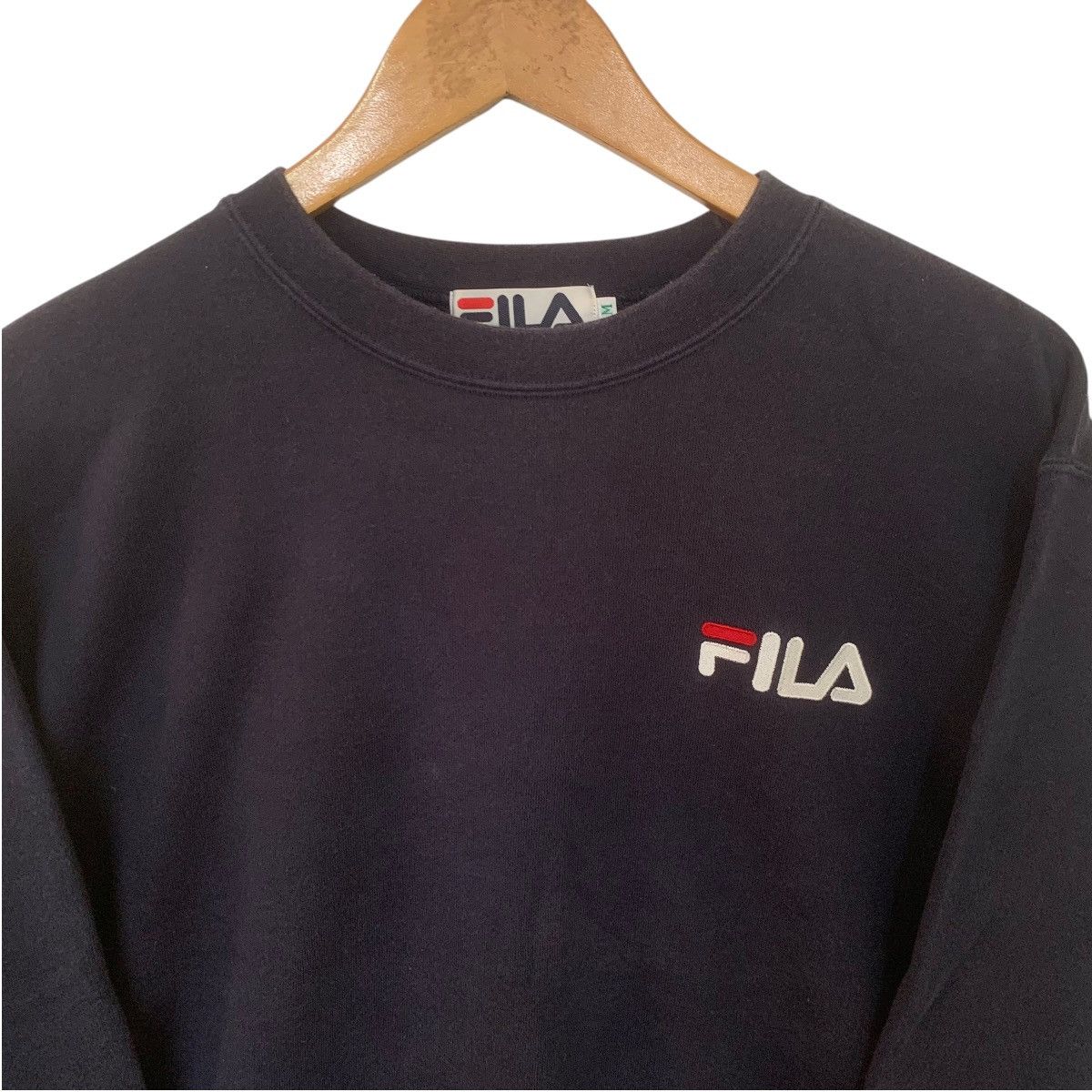 Fila × Vintage Fila Vintage Sweatshirt 90s Italy Streetwear Medium Size US M / EU 48-50 / 2 - 2 Thumbnail