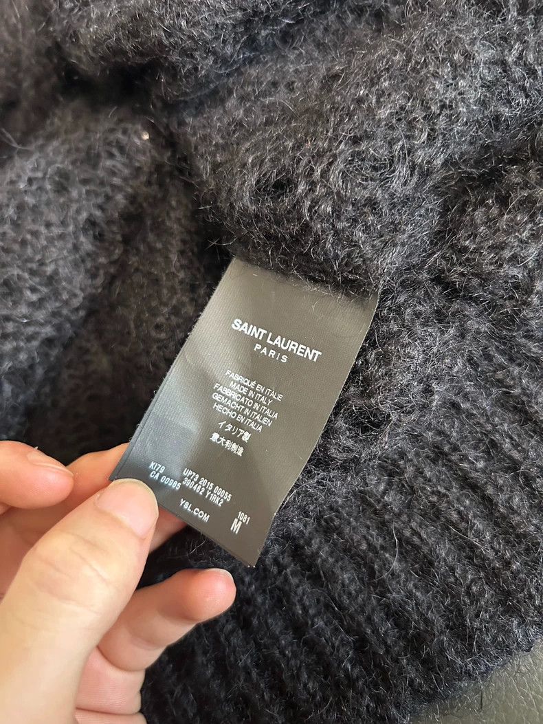 Saint Laurent Paris Saint Laurent Paris 2015 FW Stunning Beaded Cutout Mohair B Size US M / EU 48-50 / 2 - 5 Thumbnail