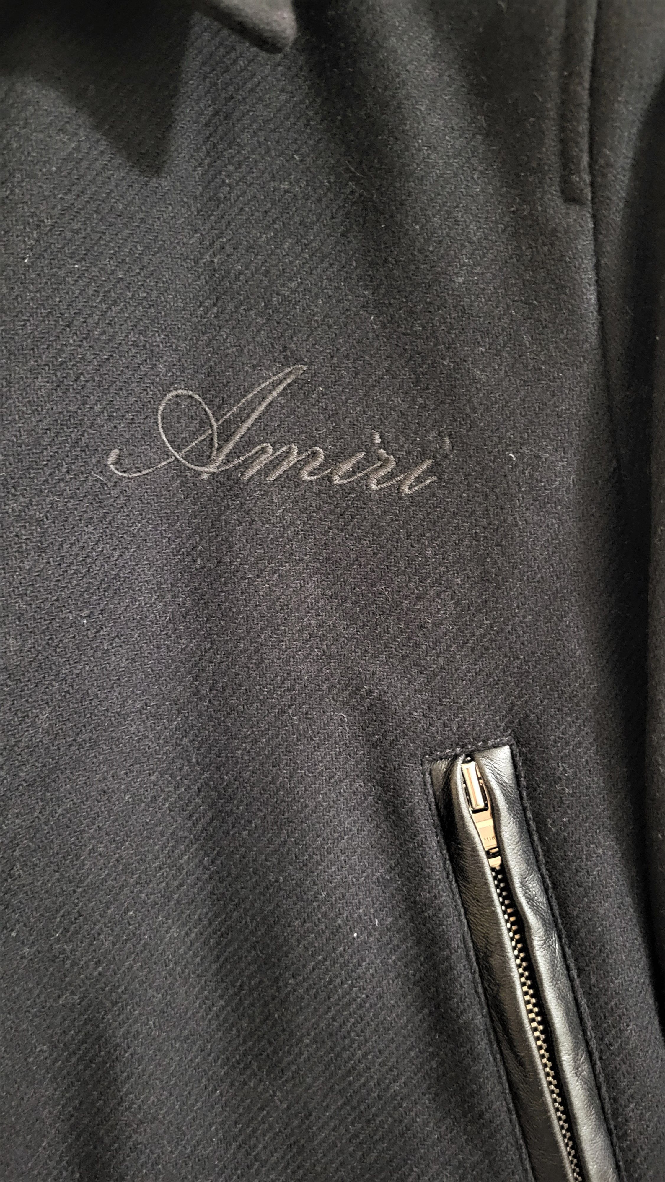 Amiri $1,690 Black Wool Bone Skeleton Varsity Jacket Size S / US 4 / IT 40 - 4 Thumbnail
