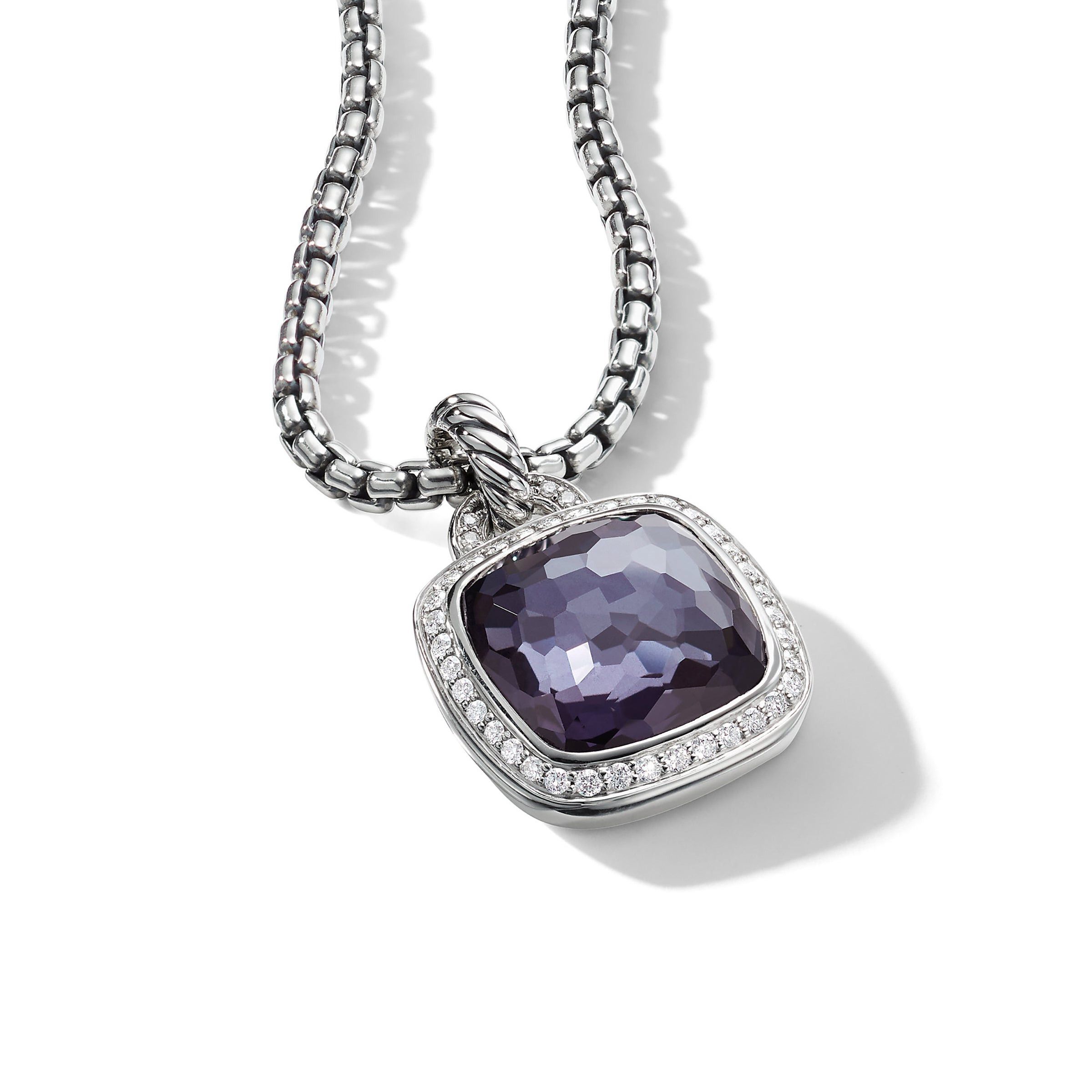 David Yurman o1w1db10526 D12454D Size:10/ Pendant in Silver with Diamond Size ONE SIZE - 3 Thumbnail