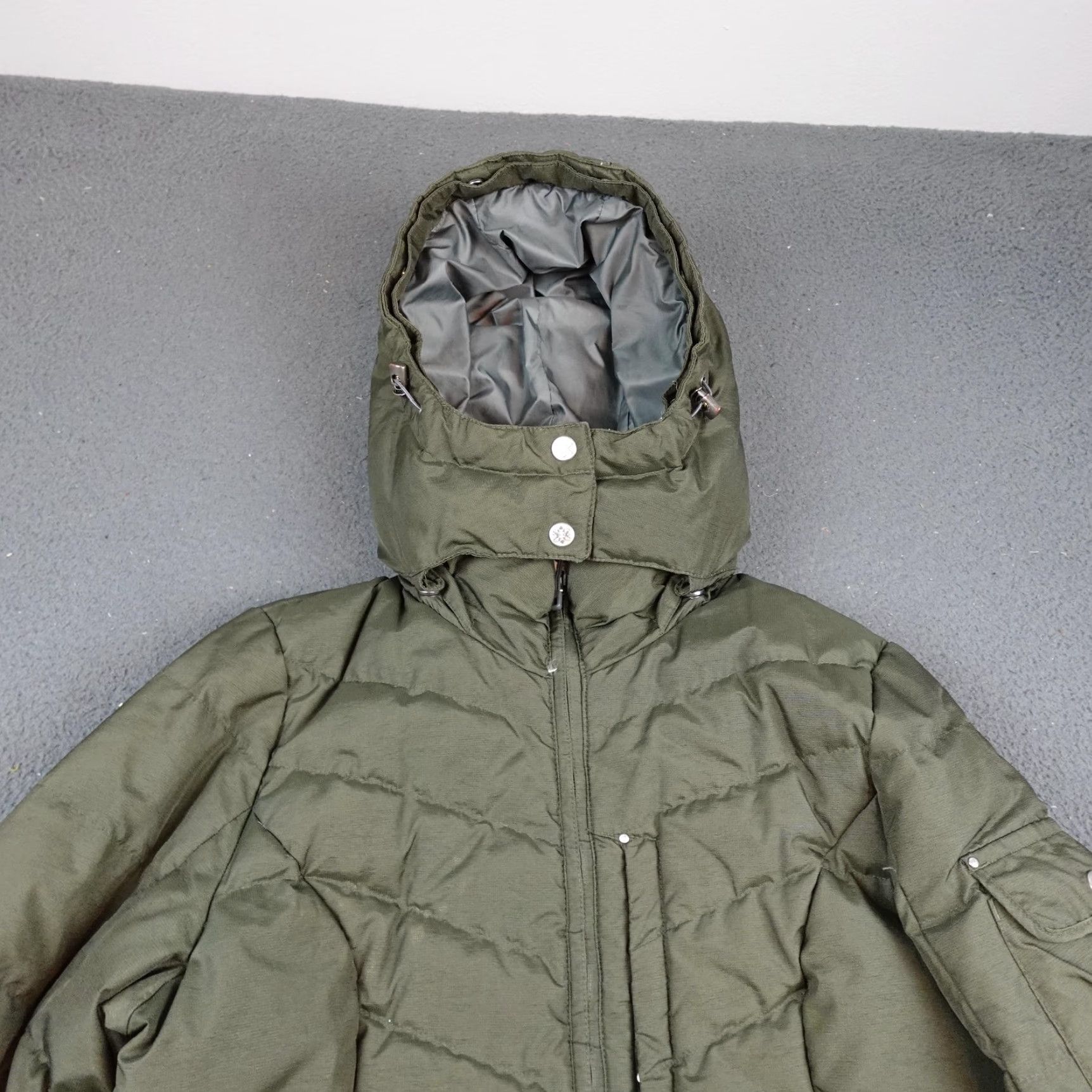 Eddie Bauer Eddie Bauer Sun Valley Jacket Womens Medium Green Hooded Long Down Puffer Size M / US 6-8 / IT 42-44 - 5 Thumbnail