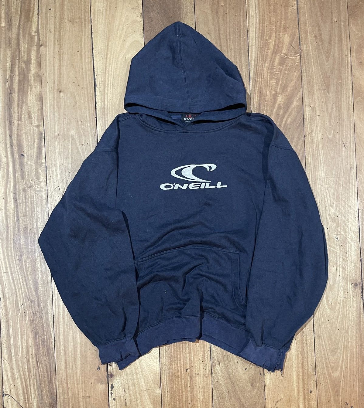 Vintage 80s 90s Oneill blue hoodie Fit L Y2K Surfwear