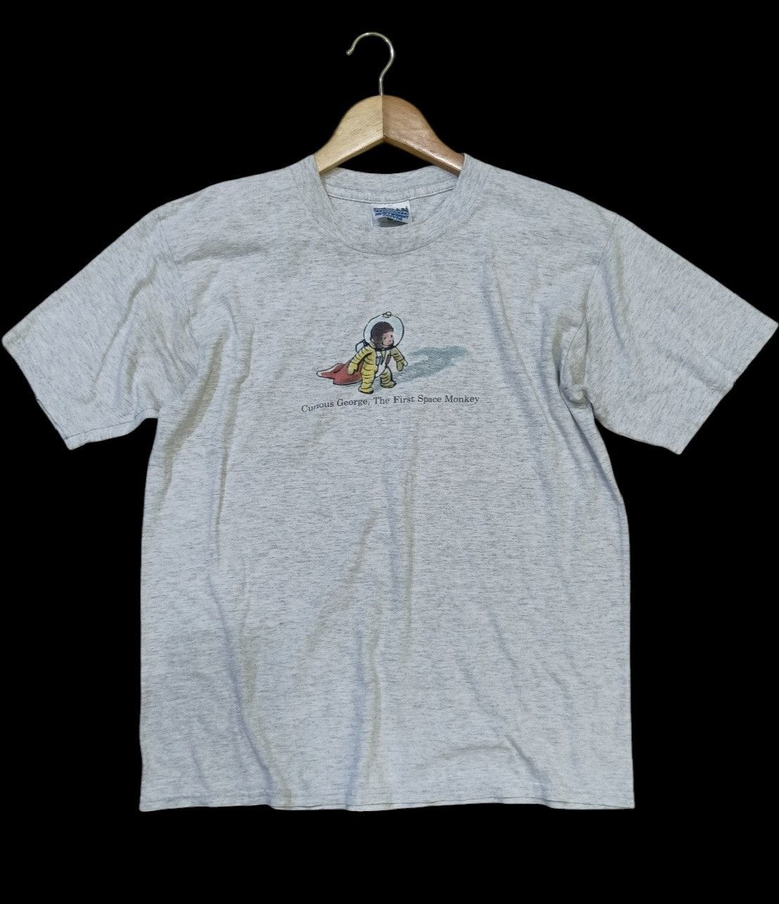 Cartoon Network Vintage 90’s Curious George Space Monkey Movie Promo Tee Size US M / EU 48-50 / 2 - 1 Thumbnail