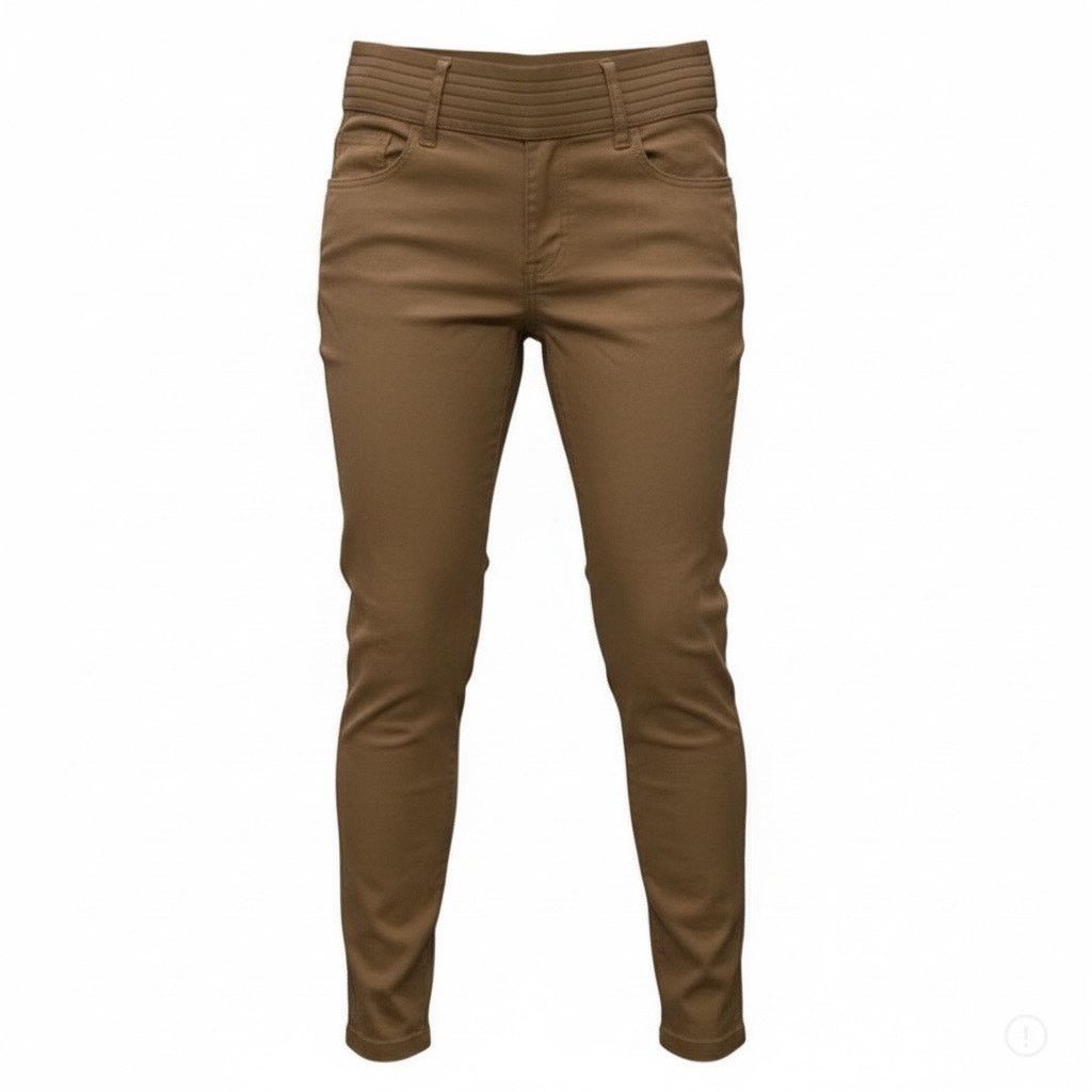 Loft LOFT Size S Brown Pull On Pants Ribbed Waist Stretch Size 28" / US 6 / IT 42 - 1 Thumbnail