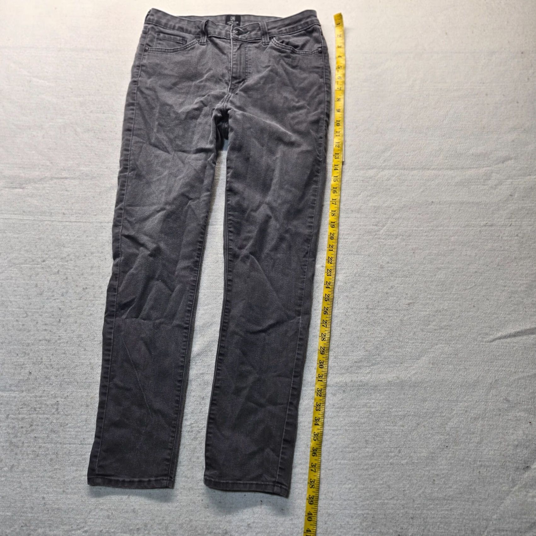 Denime JB Jeans Straight Leg Black Denim Stretch Jeggings Casual Adult Women's 30 Size 30" / US 8 / IT 44 - 7 Thumbnail