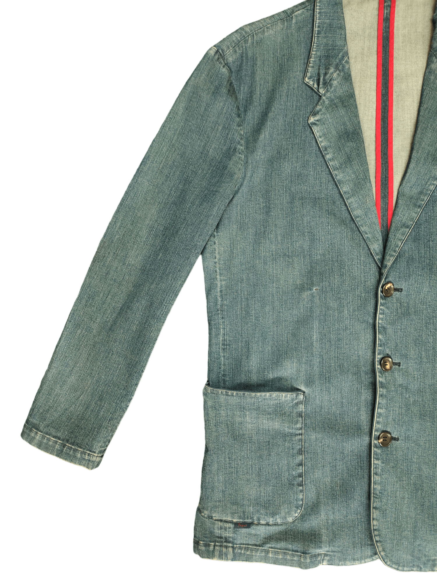 If Six Was Nine Papas Mademoiselle Non Non Button Denim Jacket Sample Size US M / EU 48-50 / 2 - 4 Thumbnail