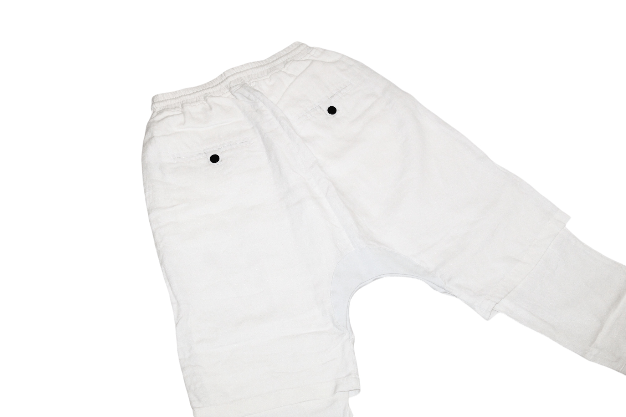 Control Sector 💥Control Sector Drop Crotch Double Layer Linen Pants Size US 31 - 4 Thumbnail