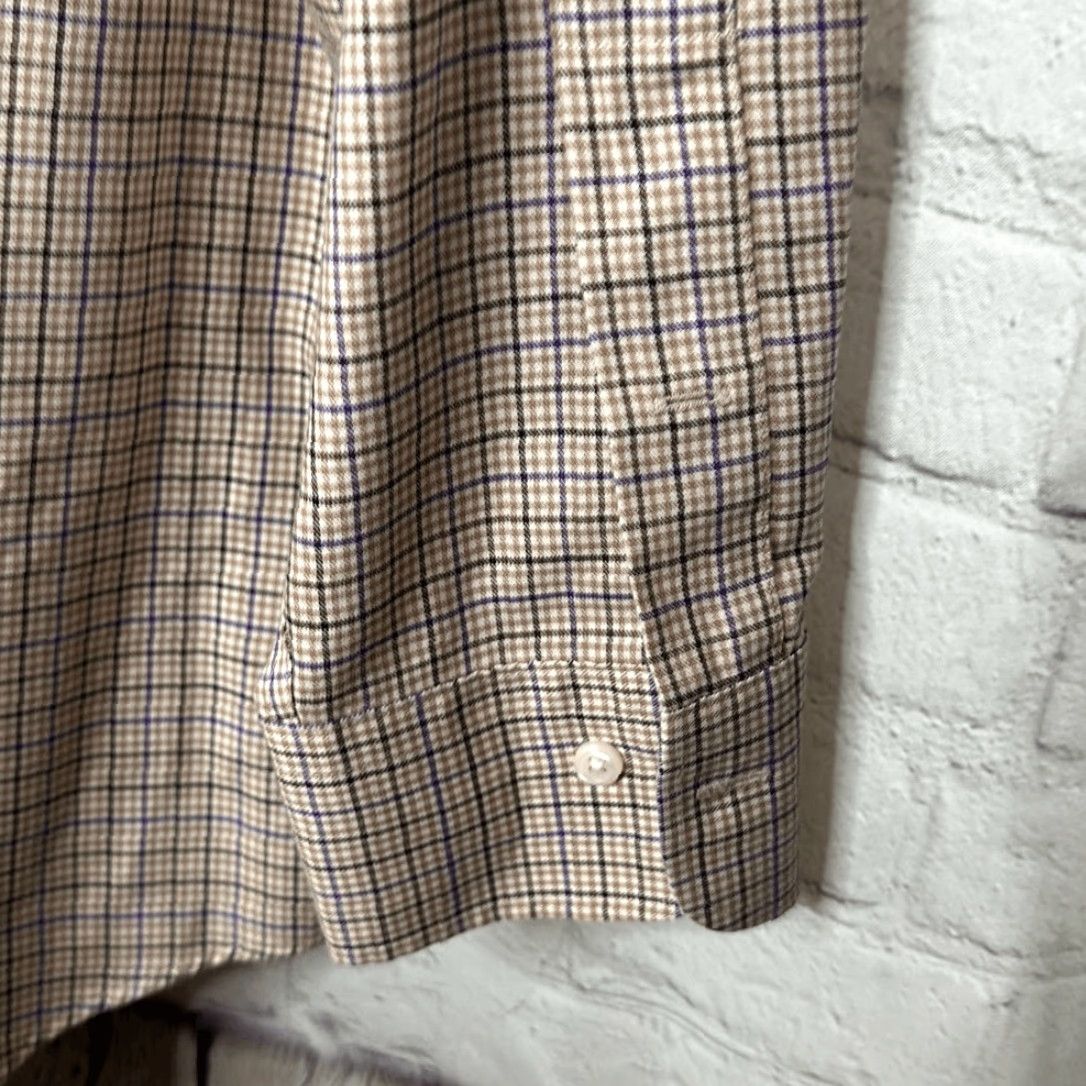 Ralph Lauren LAUREN RALPH LAUREN Shirt Mens Brown CHECKERED LONG SLEEVE Sz 17 1/2 Green Label Size US XXL / EU 58 / 5 - 4 Thumbnail
