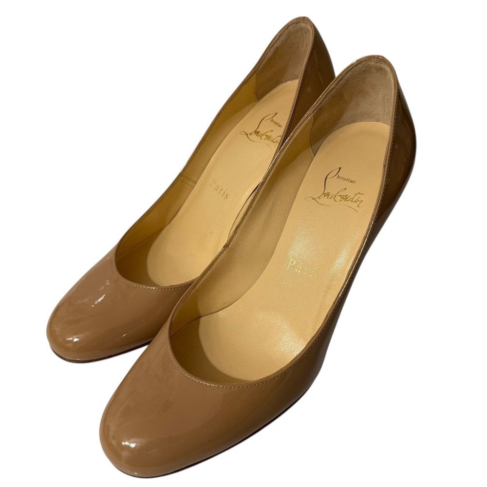 Christian Louboutin Christian Louboutin MISS GENA85 Patent Leather Pumps Enamel Shoes MISS GENA85 DUTY FREE for USA