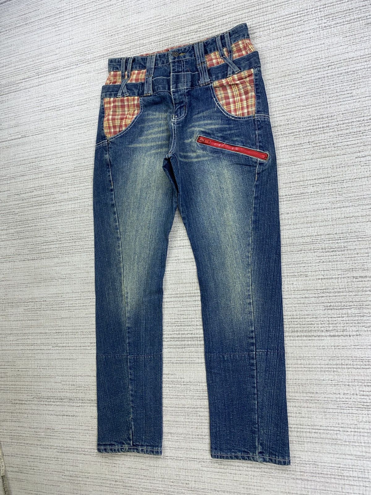 Hysteric Glamour Vintage B-S Hysteric Style Double Waist Denim Jeans Size US 30 / EU 46 - 5 Thumbnail