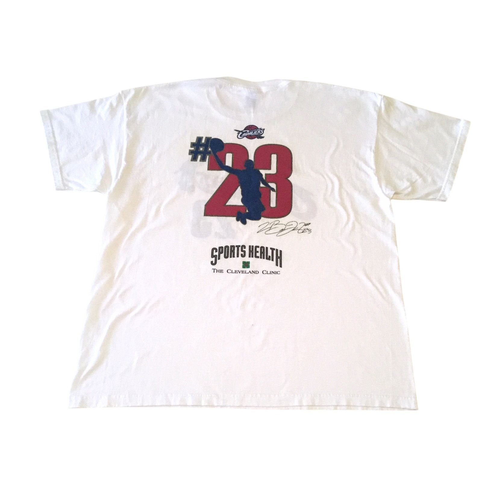 Fruit Of The Loom LeBron James Cleveland Cavaliers 23 T-Shirt Size XLarge Size US XL / EU 56 / 4 - 3 Thumbnail