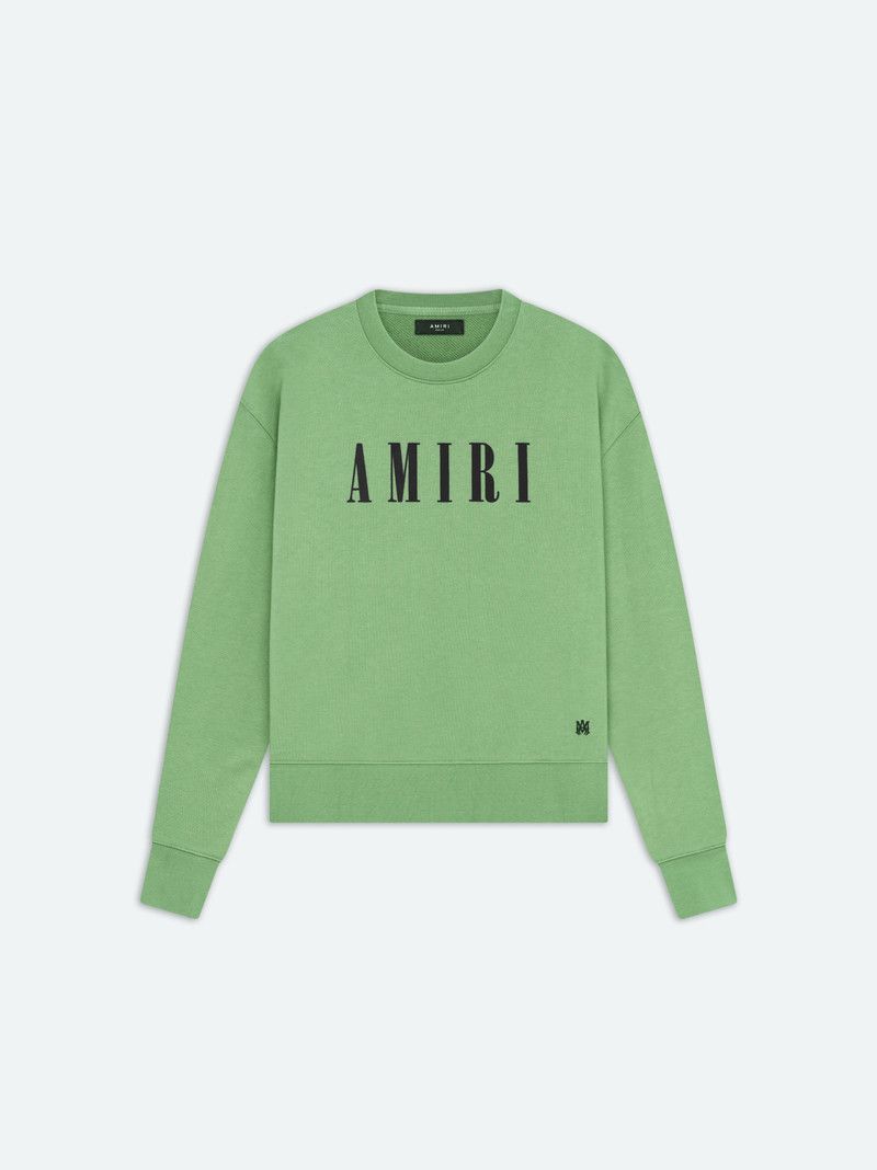 Amiri o1gr1nt0426 Core Logo Crew Mineral Sweatshirt in Green Size US L / EU 52-54 / 3 - 1 Thumbnail