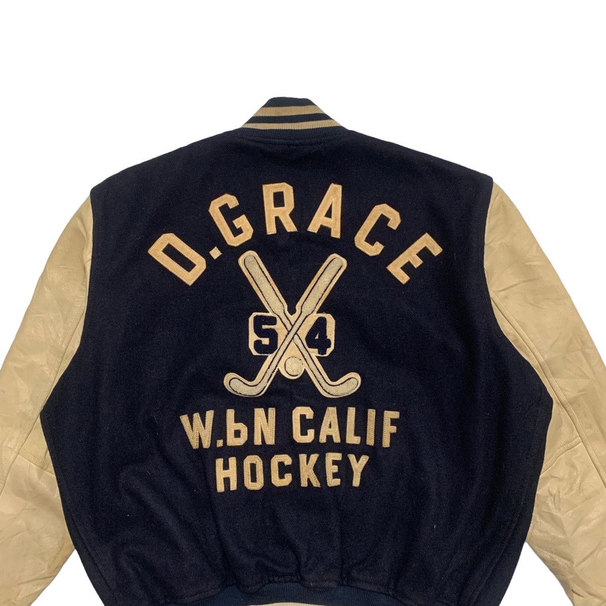 Japanese Brand Vintage D. Grace Calif Hocket Varsity Jacket Size US L / EU 52-54 / 3 - 4 Thumbnail