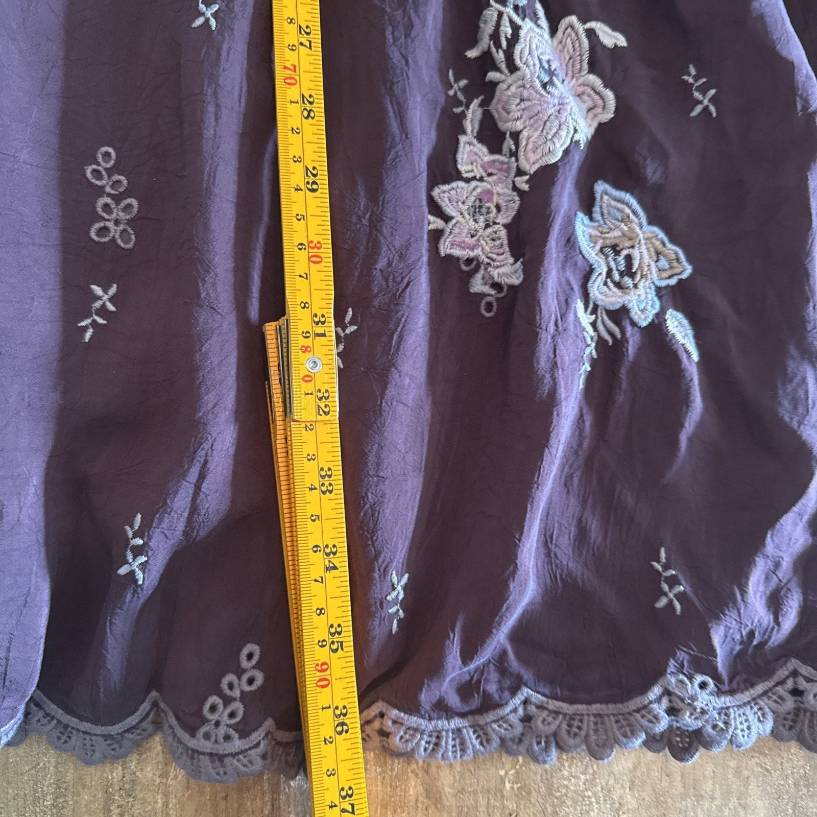 Johnny Was Johnny Was Triana Embroidered Button slip Plum brown Small Size S / US 4 / IT 40 - 10 Thumbnail