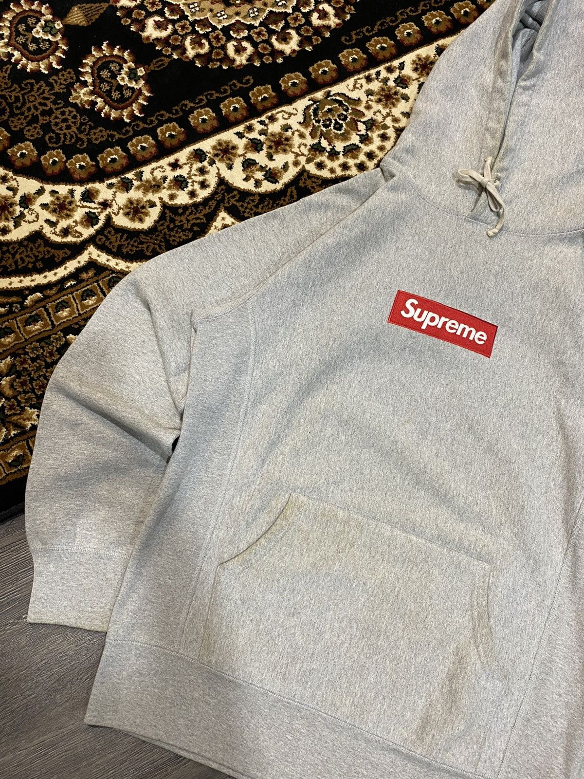 Supreme Supreme 2012 Logo Box OG Hoodie Size US L / EU 52-54 / 3 - 2 Thumbnail