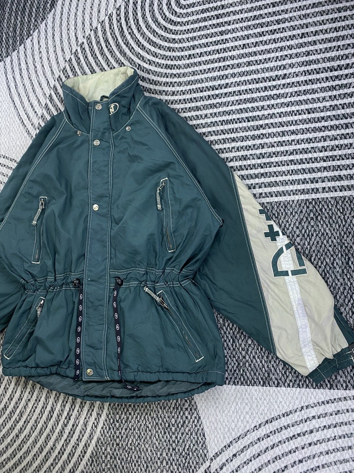 Japanese Brand Vintage Nordica Dark Green Skiwear Jacket Size US XL / EU 56 / 4 - 5 Thumbnail