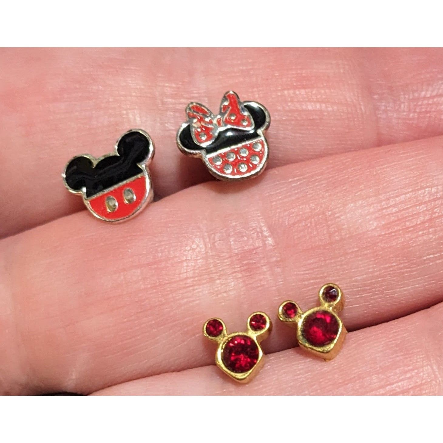 Disney Mickey Mouse Earring Pairs (2 Pairs) Size ONE SIZE - 6 Thumbnail
