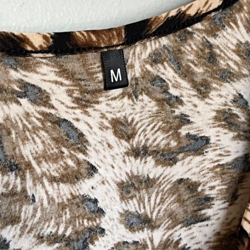 The Unbranded Brand Leopard Print Top Size M Size M / US 6-8 / IT 42-44 - 4 Thumbnail