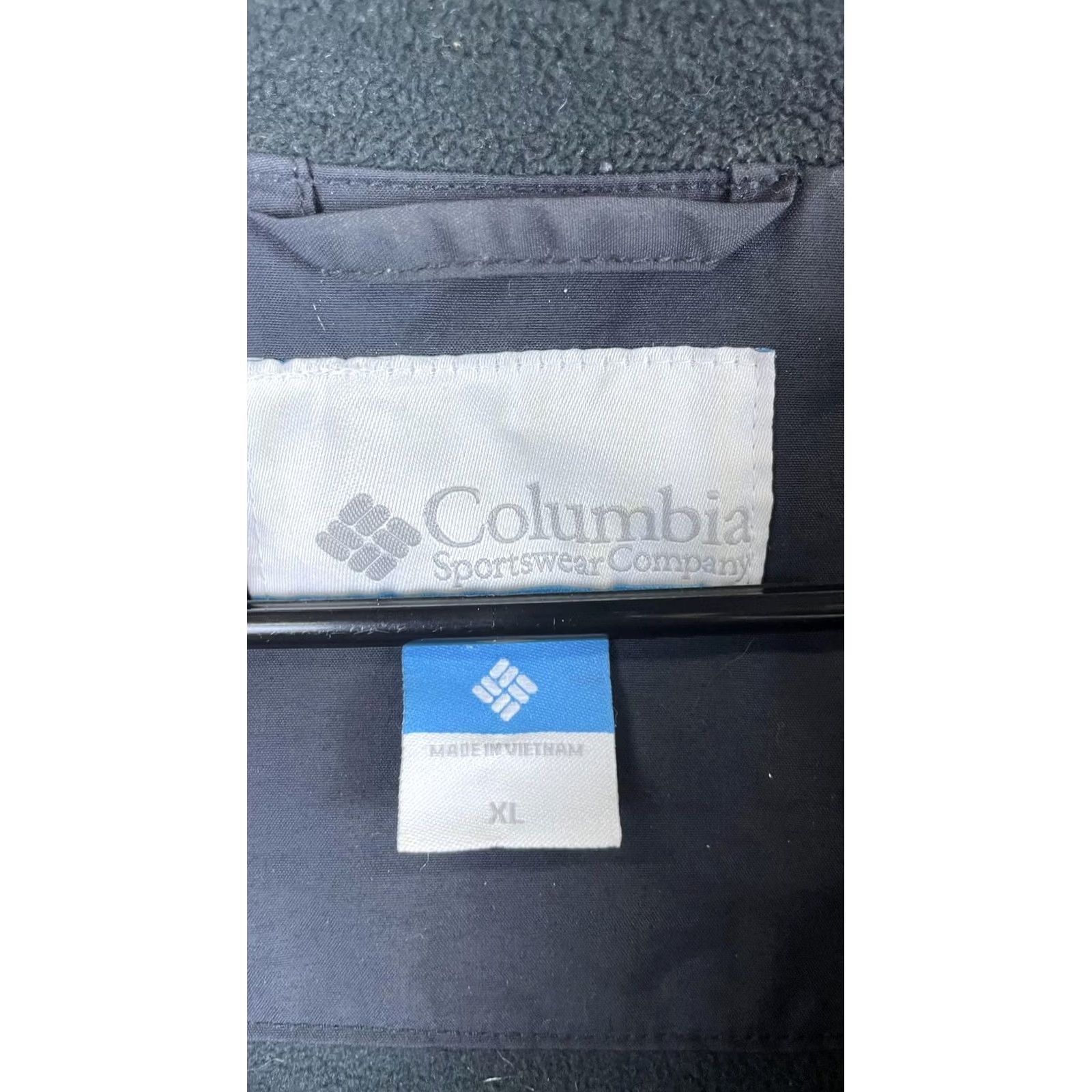 Vintage Columbia Jacket Mens XL Black Fleece Lined Full Zip Windbreaker Hiking Outdoor Size US XL / EU 56 / 4 - 3 Thumbnail