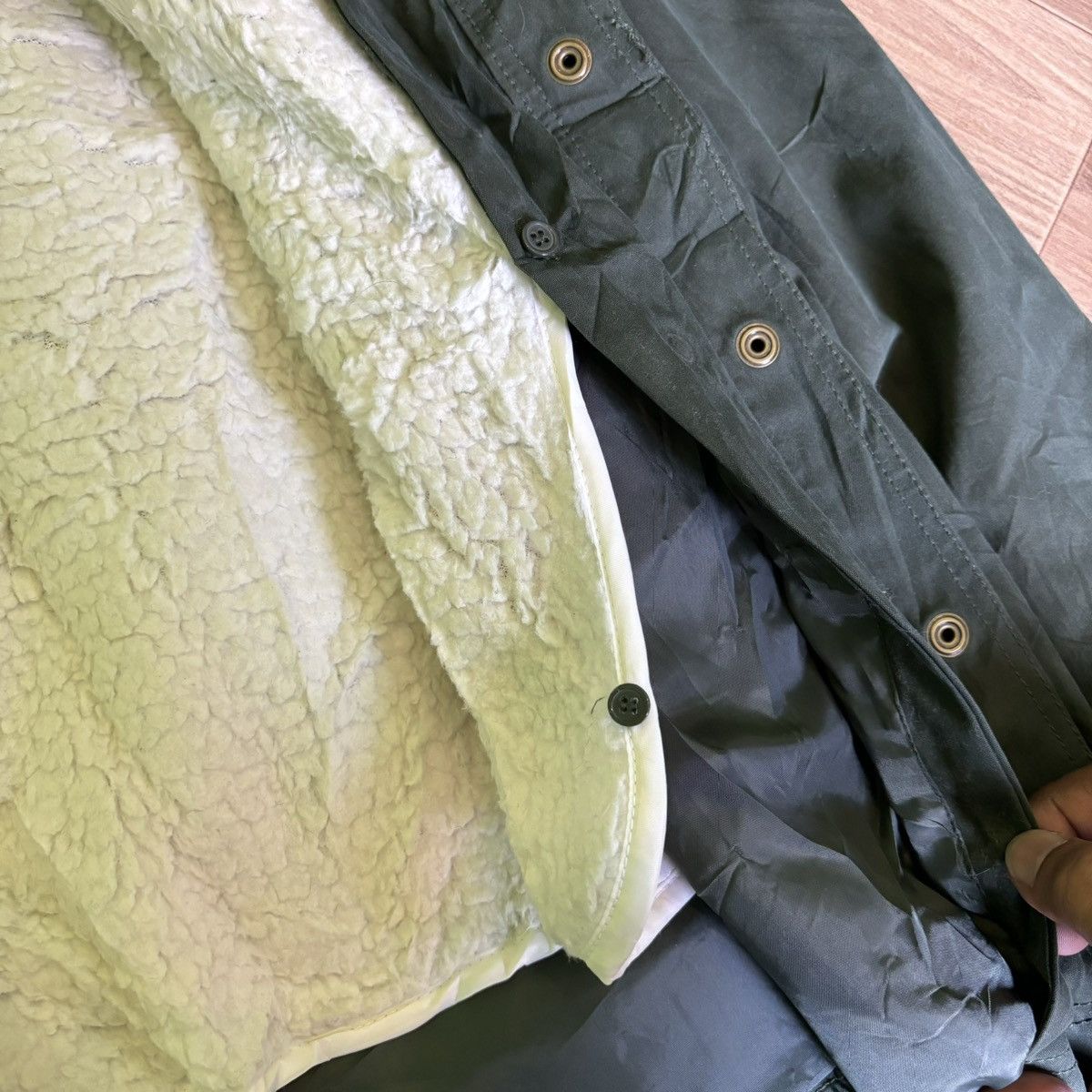 If Six Was Nine × Le Grande Bleu (L.G.B.) Pageboy Fur outer jacket IfSixWasNine LGB Style Size US M / EU 48-50 / 2 - 9 Thumbnail