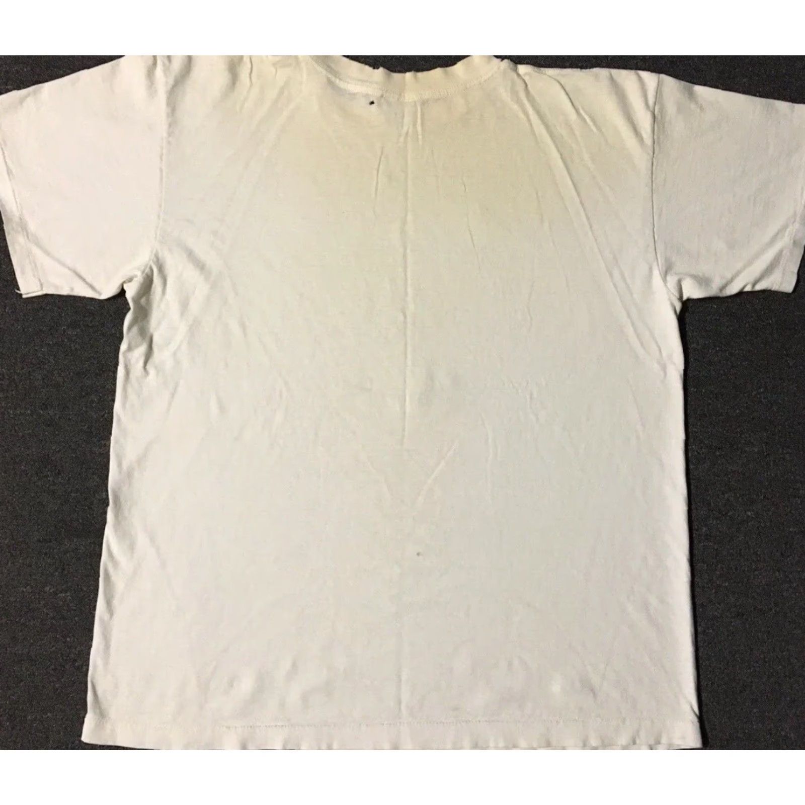 Thrasher VINTAGE 90s Chevrolet 57 Chevy Thrashed Faded Distressed Shirt XL Car Racing Grunge 80s USA Men Short Sleeve White Single Stitch T-Shirt XL Car Size US XL / EU 56 / 4 - 2 Thumbnail