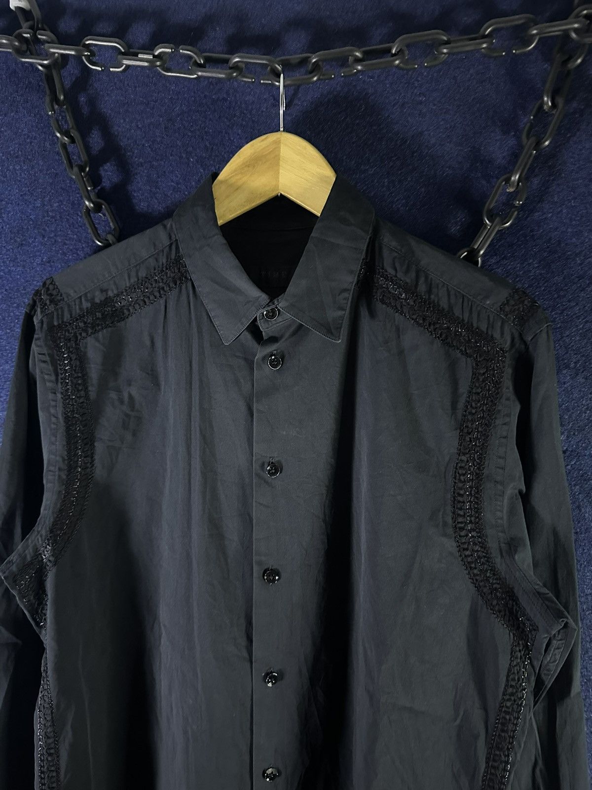 Japanese Brand Japanese Unique Shirt Pattern Maison Margiela Style Size US L / EU 52-54 / 3 - 6 Thumbnail