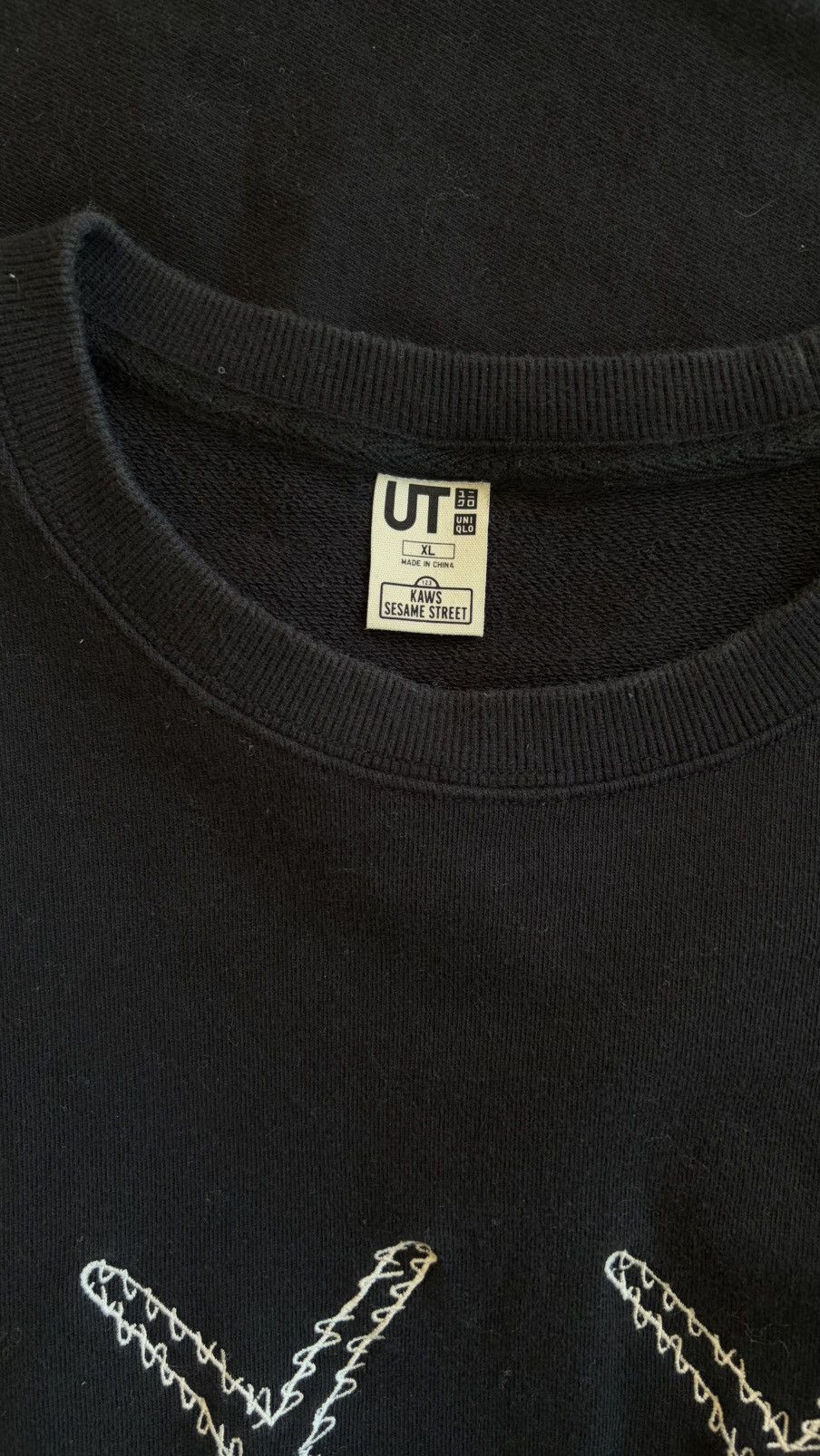 Kaws × Uniqlo Uniqlo UT x KAWS x Sesame Street XX Sweatshirt Black Size US XL / EU 56 / 4 - 5 Thumbnail