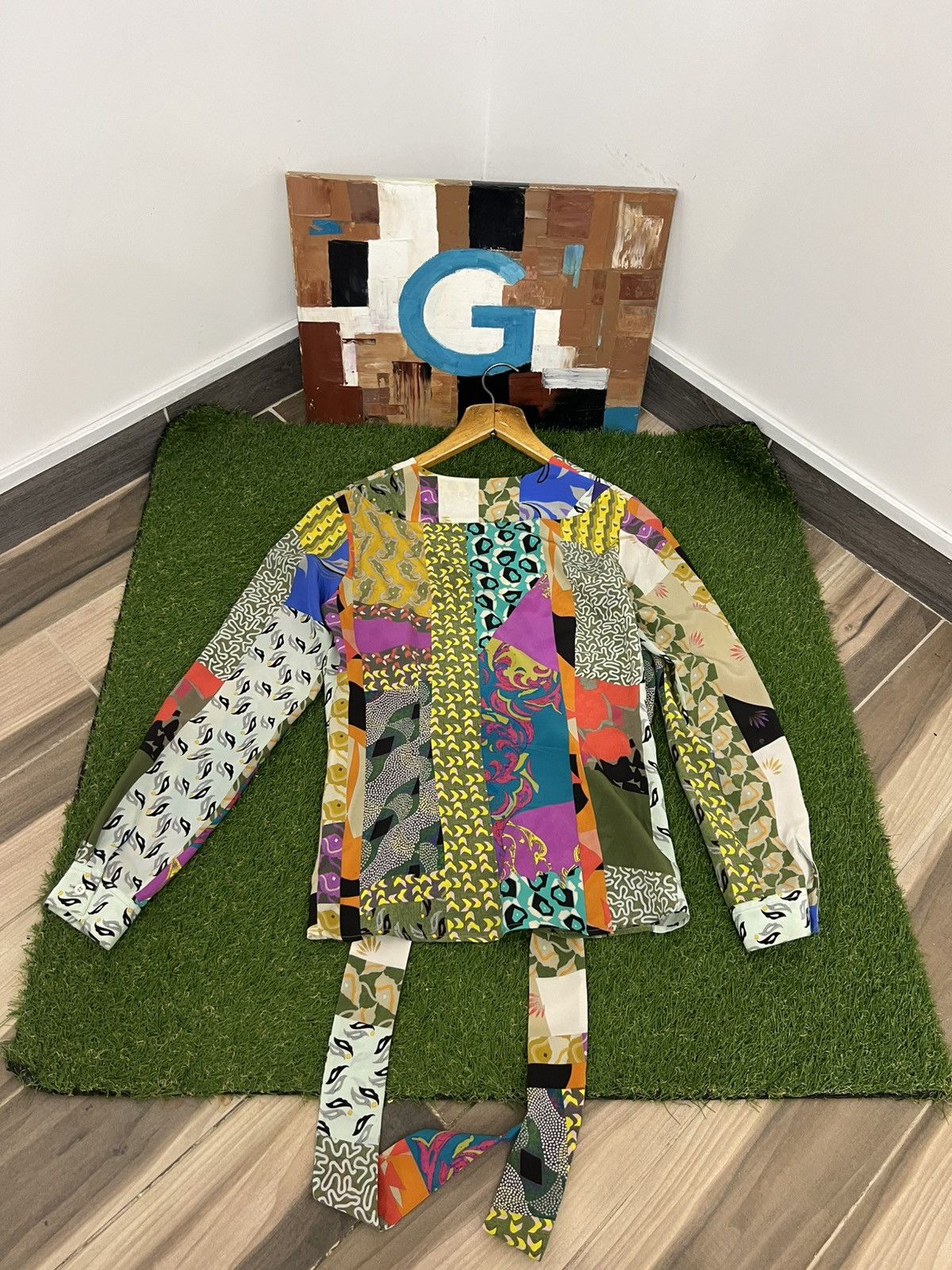 Etro × Vintage Etro Vintage 00s Multicoloured JPG style Silk Shirt Size M / US 6-8 / IT 42-44 - 11 Thumbnail