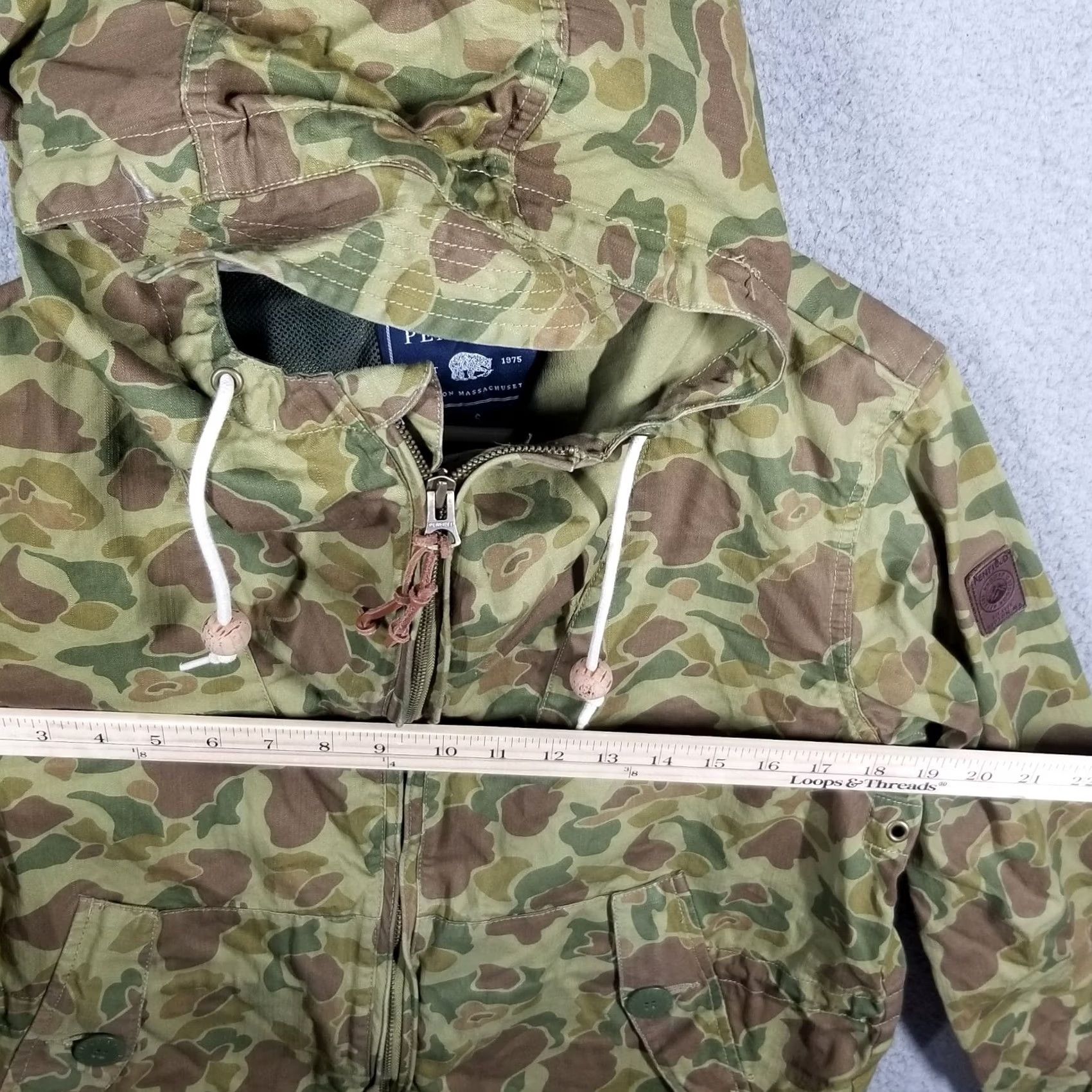 Penfield Penfield Zip Camouflage Jacket Small Cotton Camouflage Military Jacket Men Slim Regular Mens Zip Full Zip Hooded Size US S / EU 44-46 / 1 - 7 Thumbnail